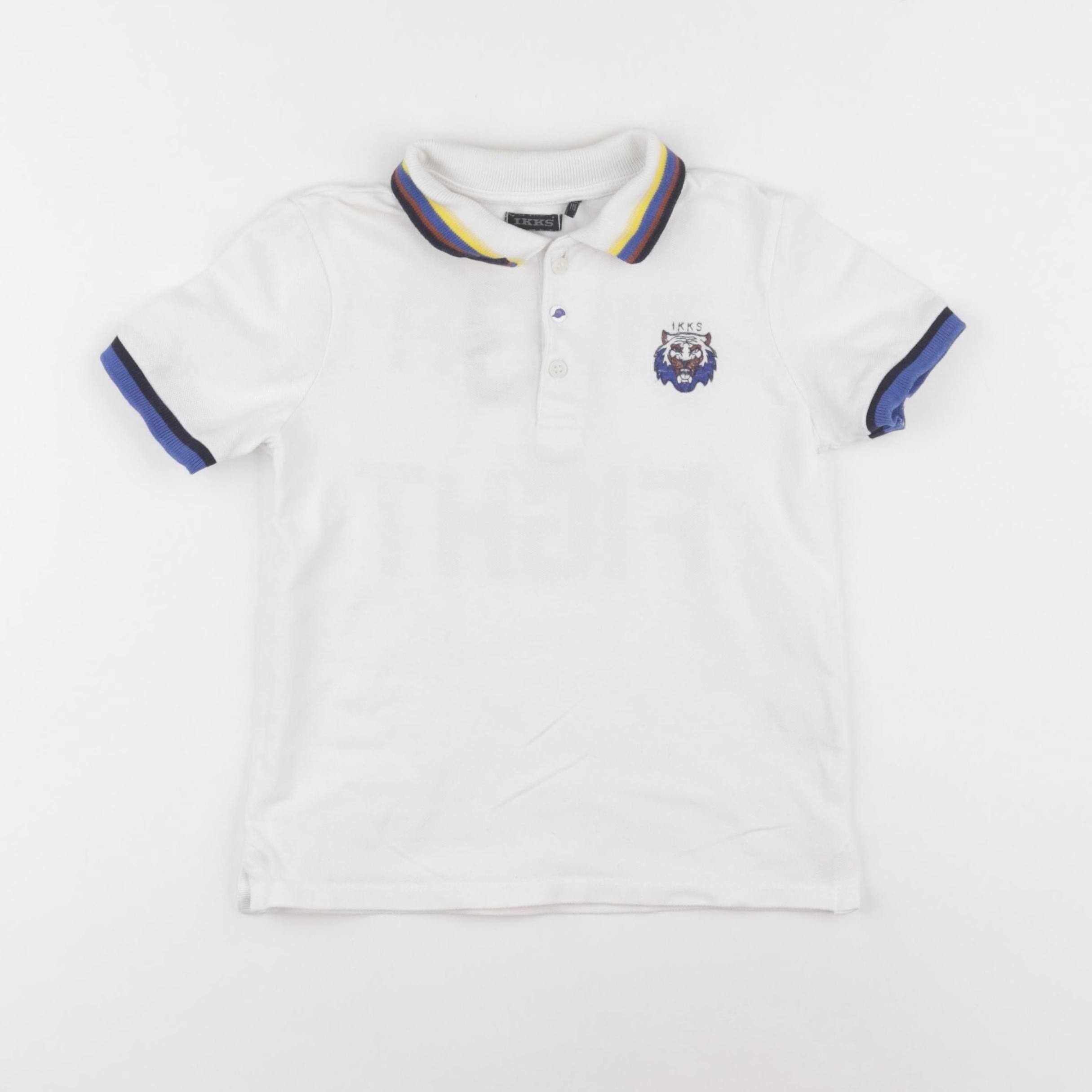 IKKS - polo imprimé au dos blanc - 6 ans