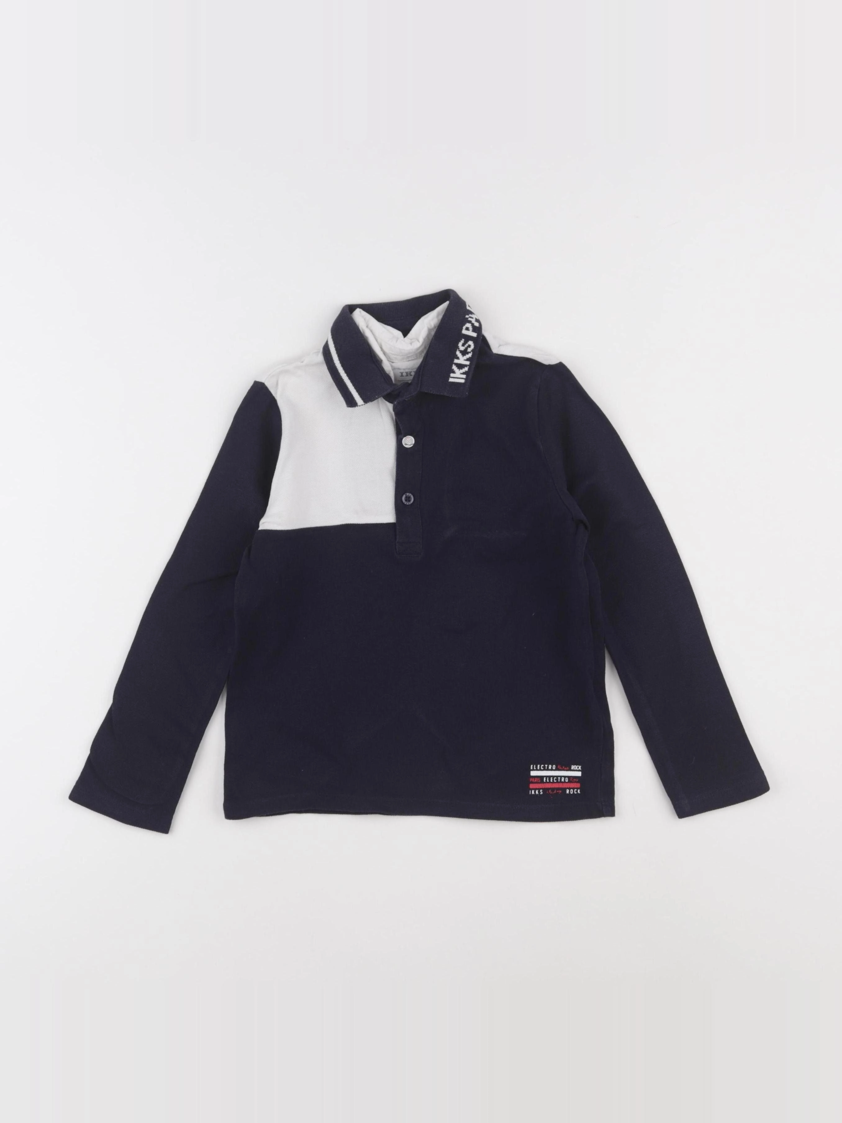 IKKS - polo bleu - 3 ans