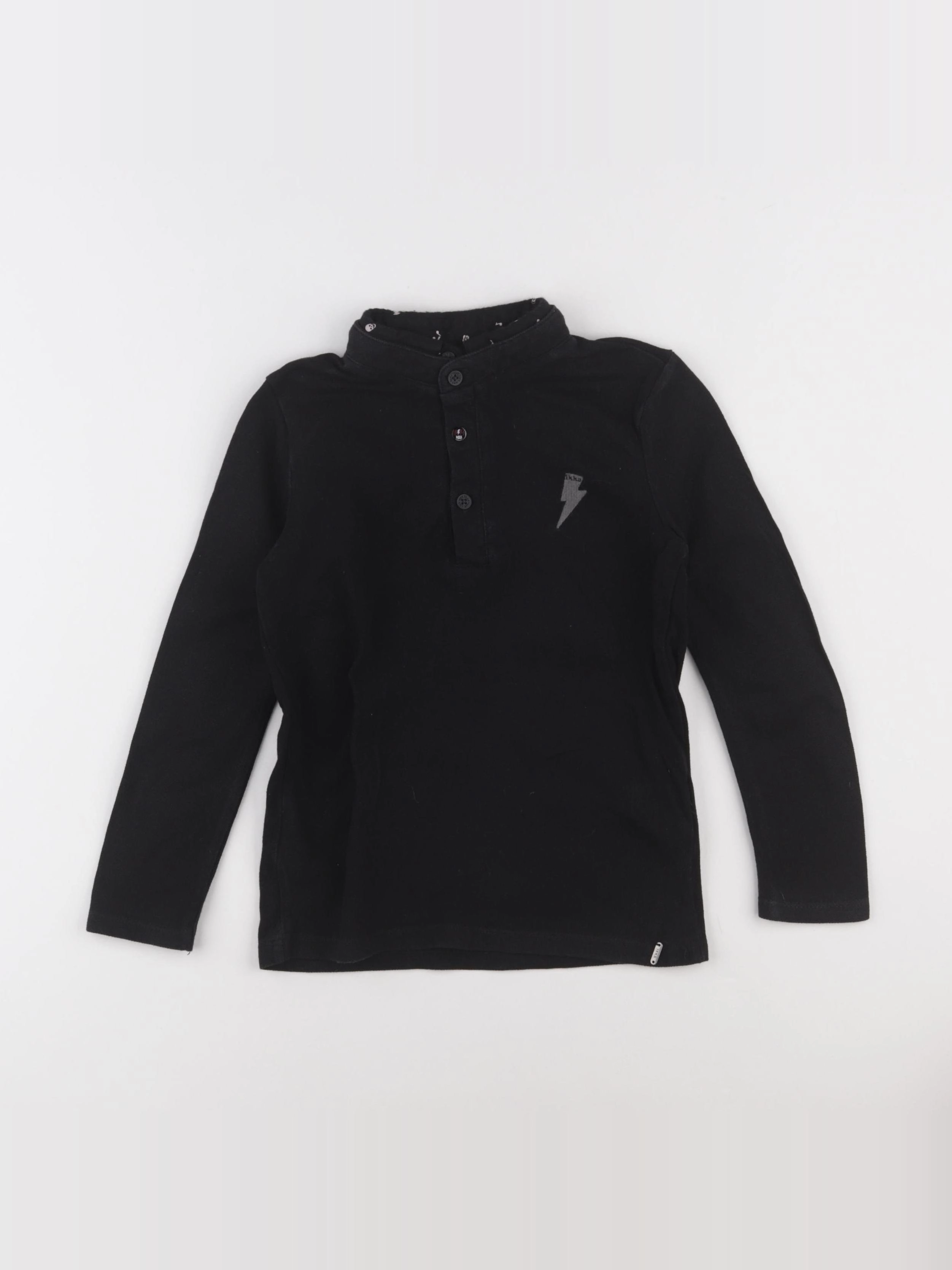 IKKS - polo imprimé au dos noir - 4 ans