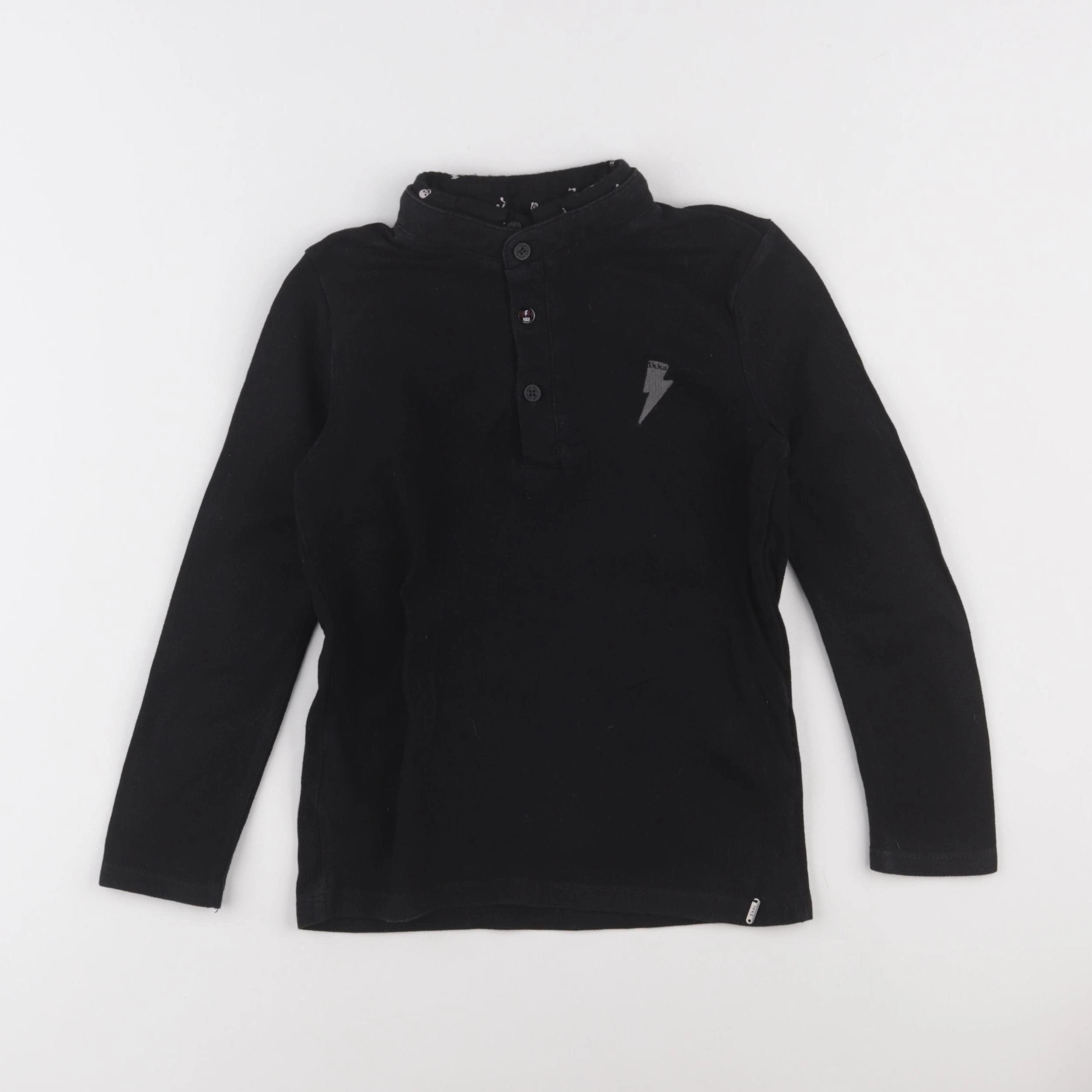 IKKS - polo imprimé au dos noir - 4 ans
