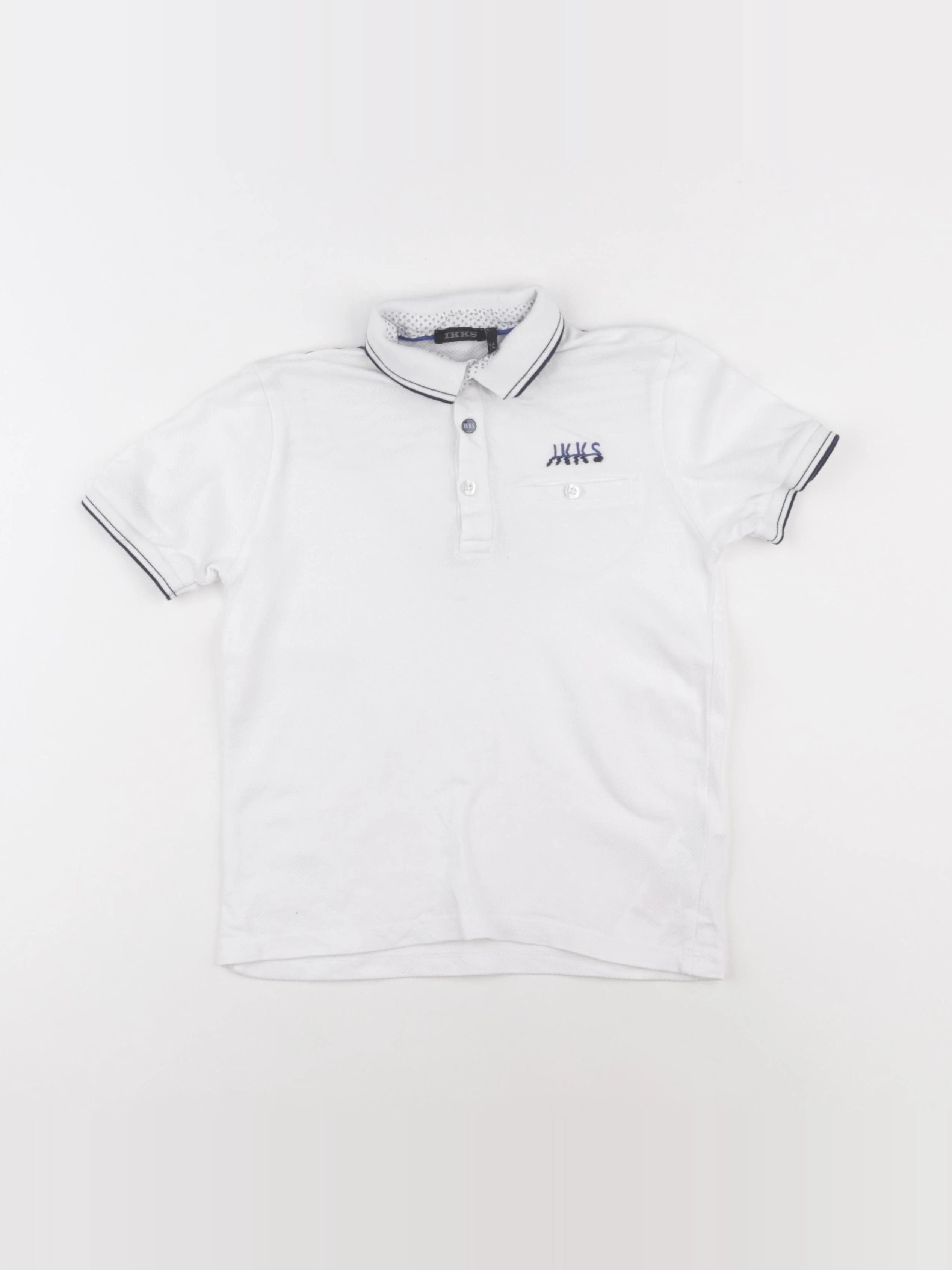 IKKS - polo imprimé au dos blanc - 6 ans