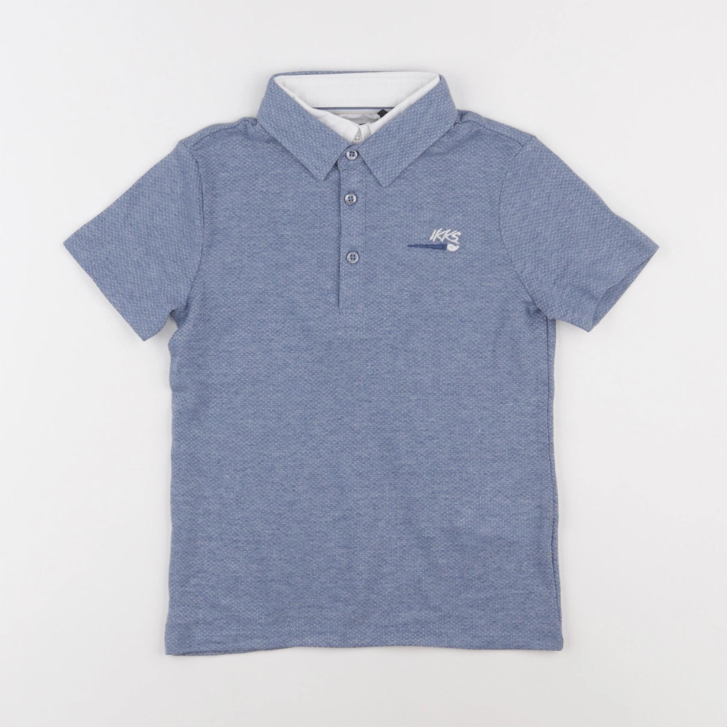 IKKS - polo bleu - 6 ans