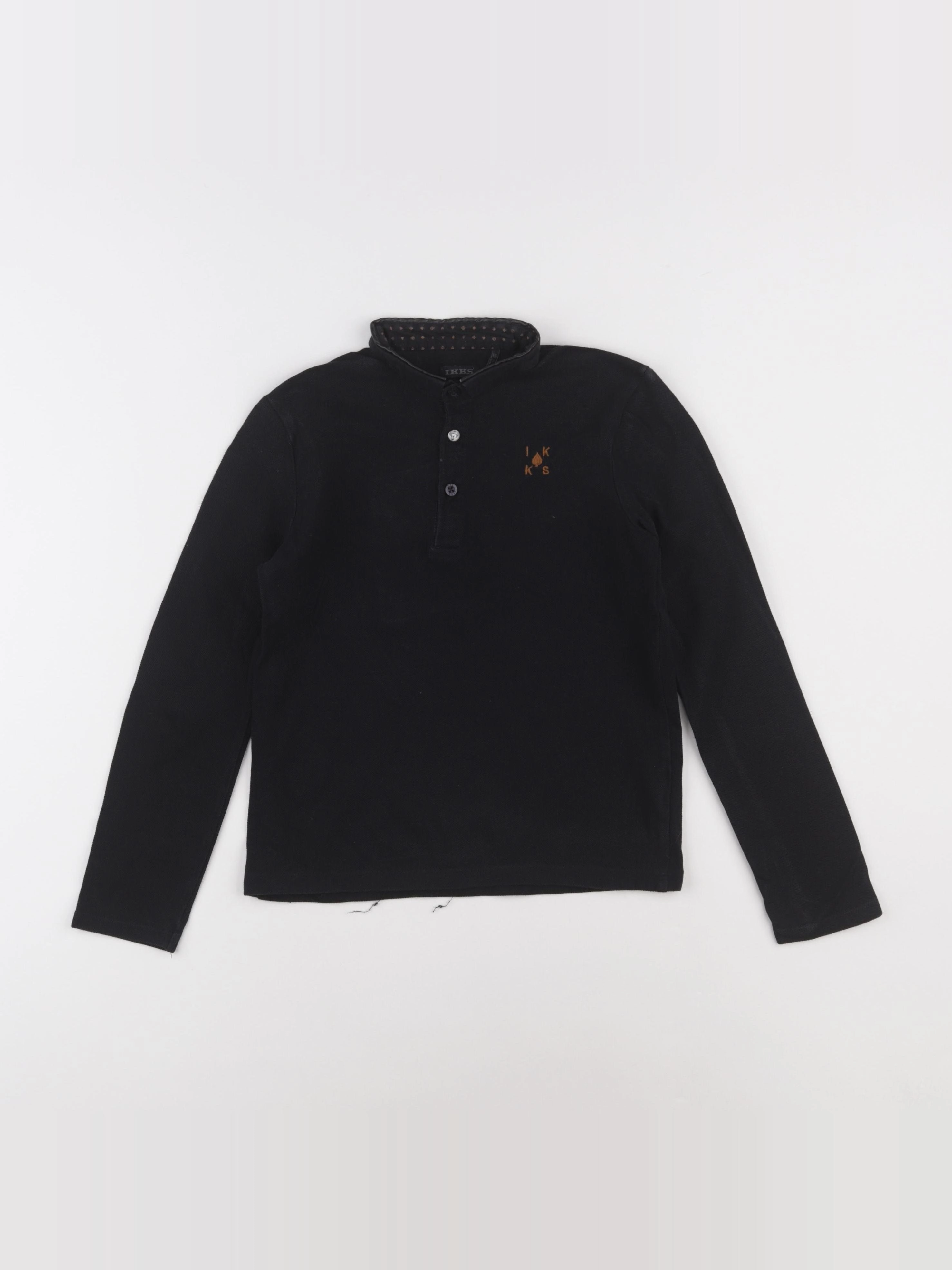 IKKS - polo imprimé au dos noir - 6 ans