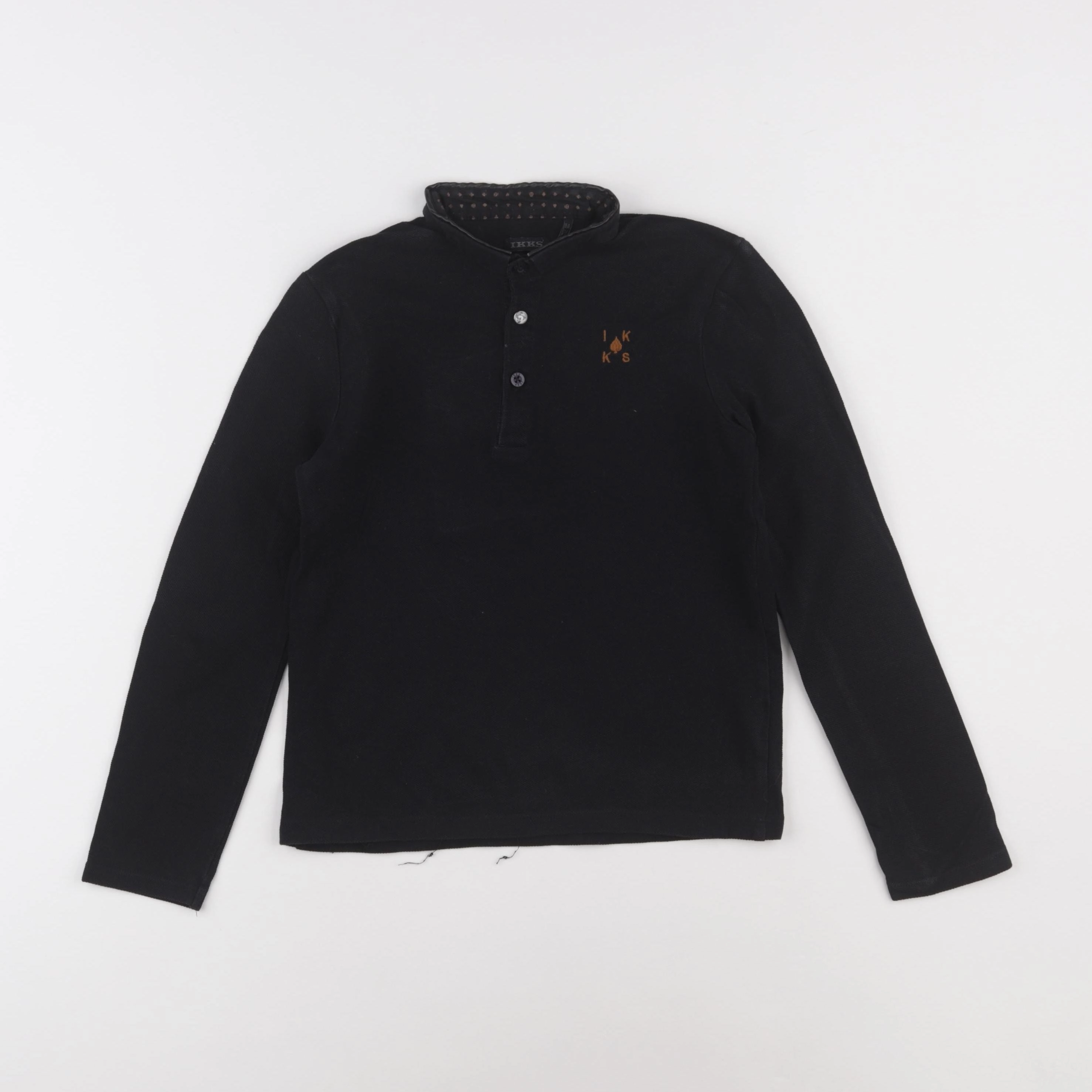 IKKS - polo imprimé au dos noir - 6 ans
