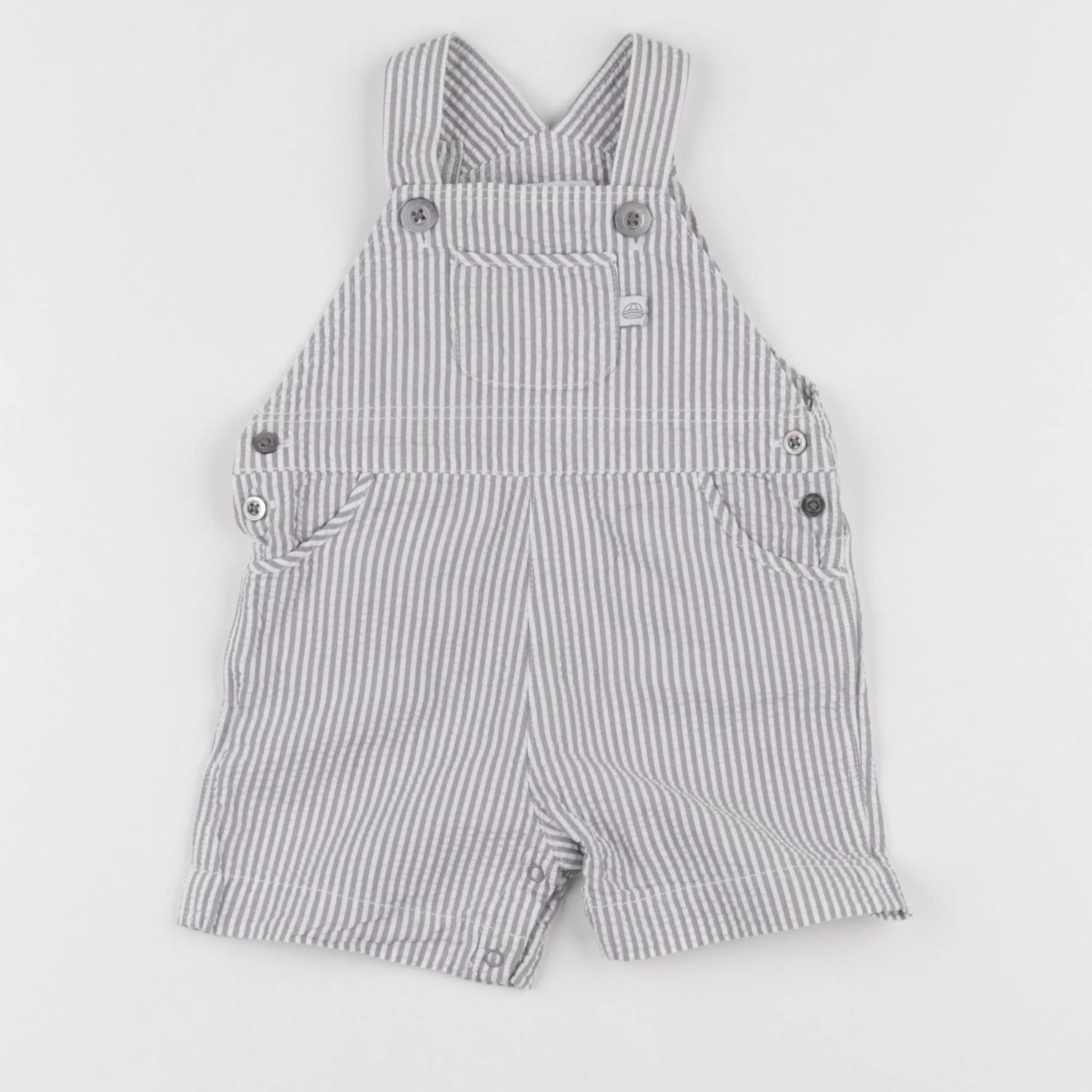 Jacadi - salopette gris - 3 mois