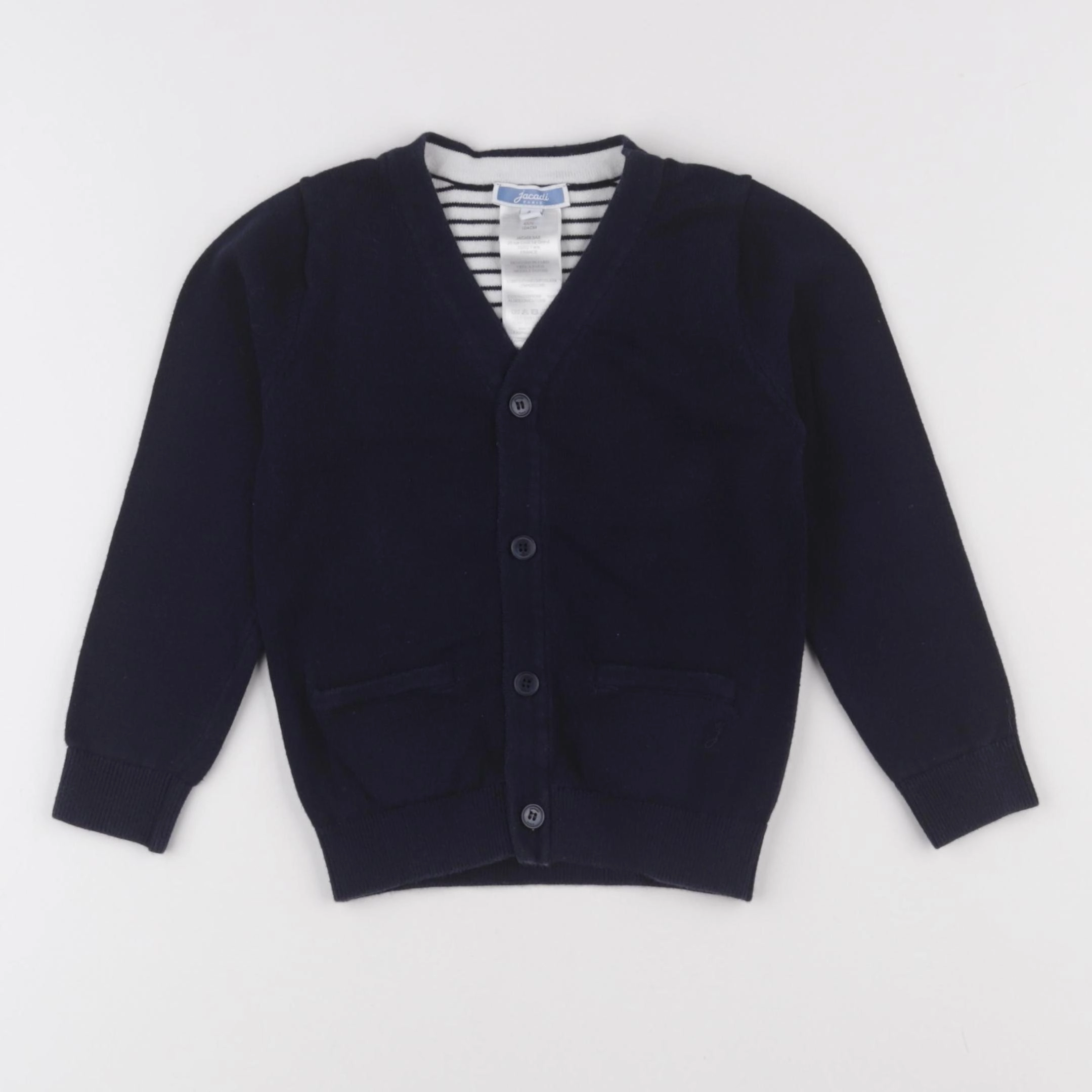 Jacadi - gilet bleu - 4 ans