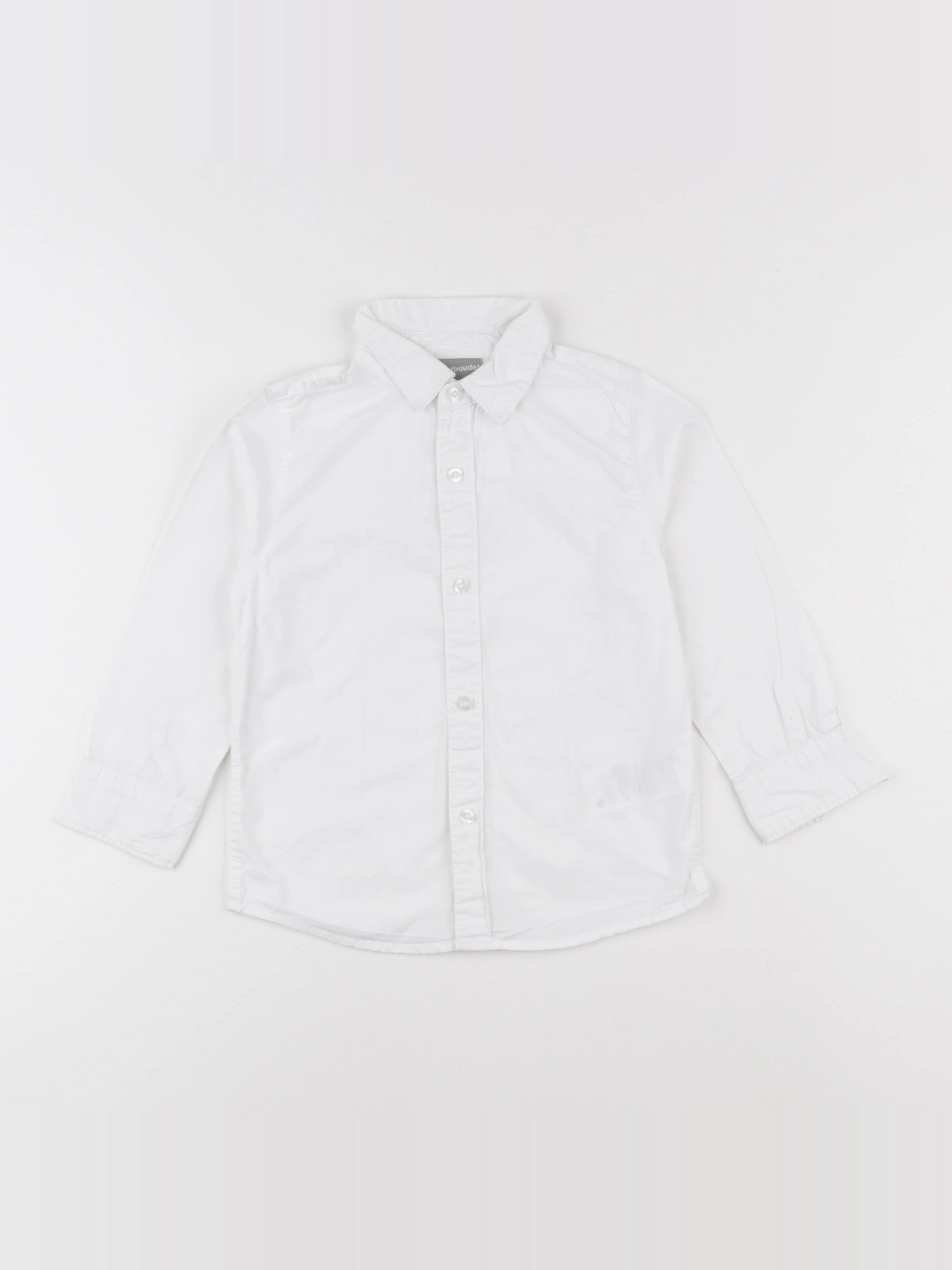 Vertbaudet - chemise blanc - 4 ans
