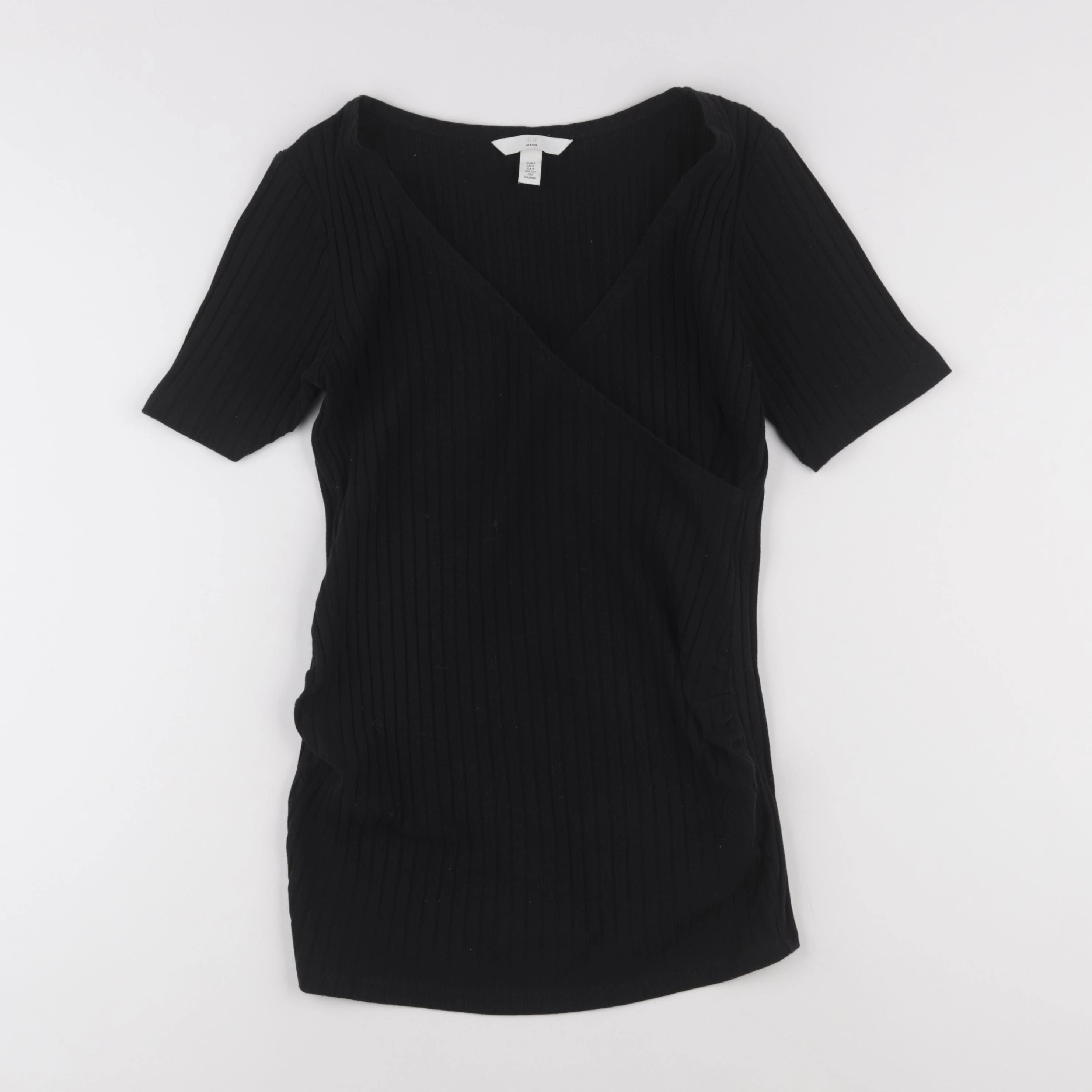 H&M - tee-shirt grossesse noir - 36 à 38