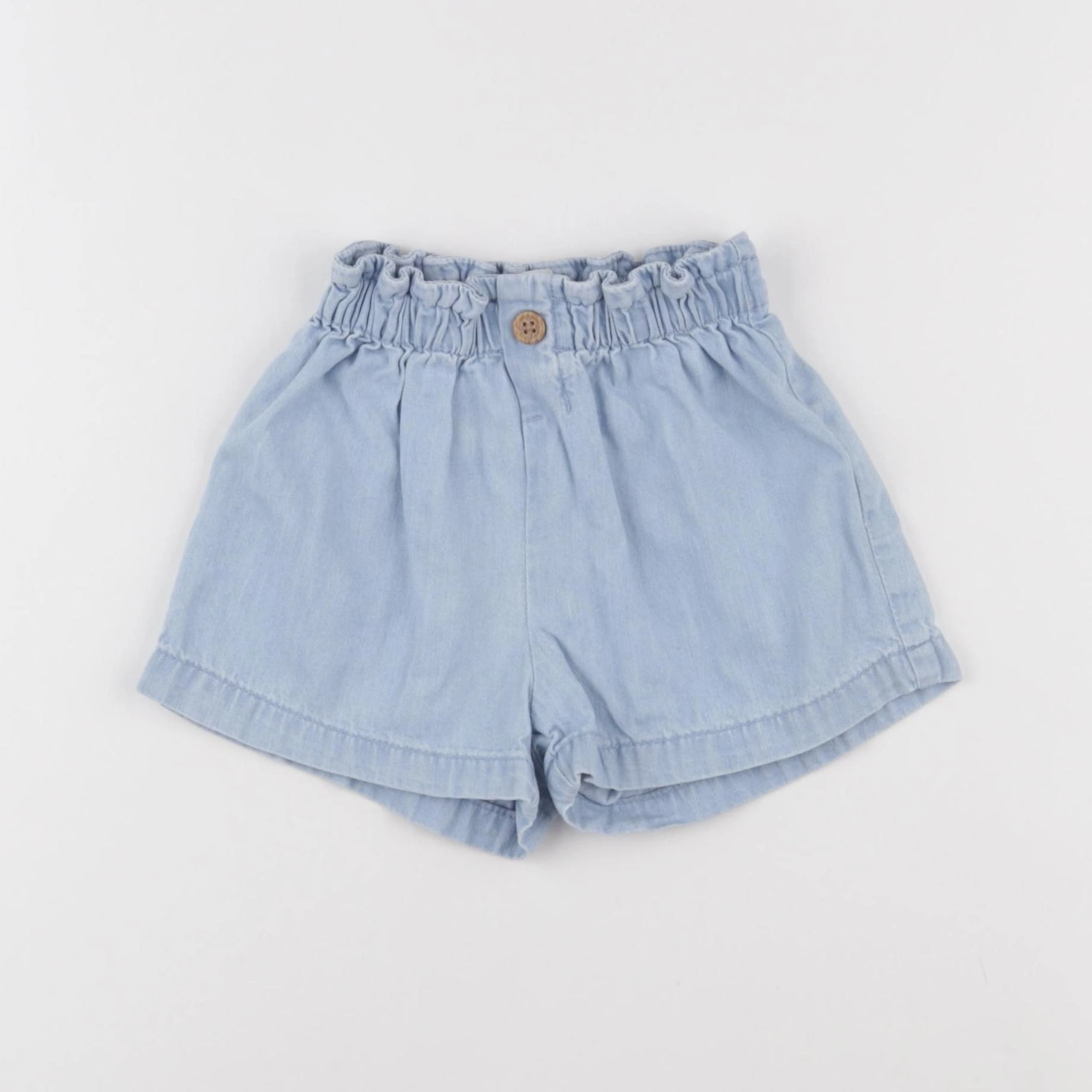 H&M - short bleu - 9/12 mois