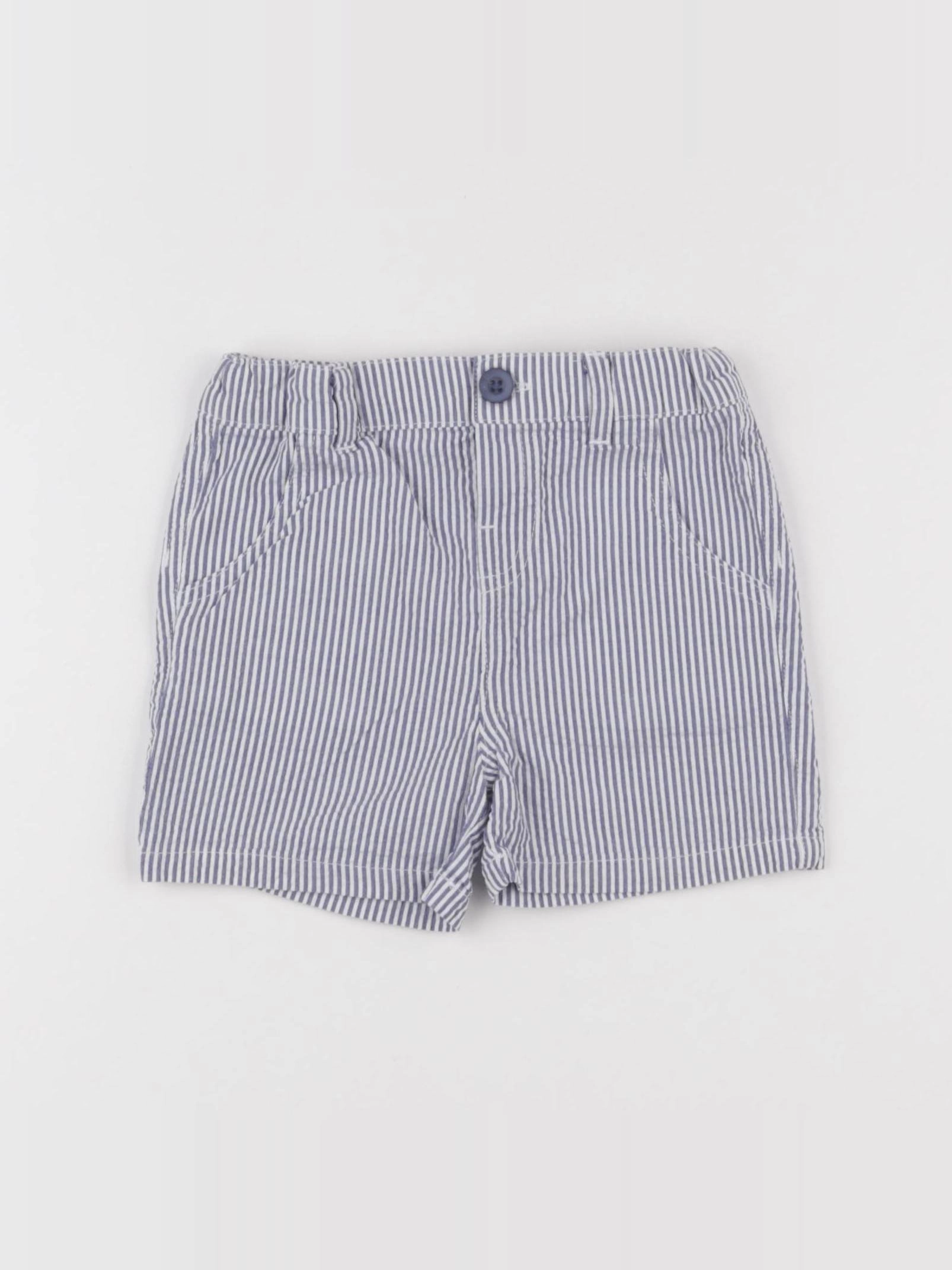 La Redoute - short bleu - 2 ans