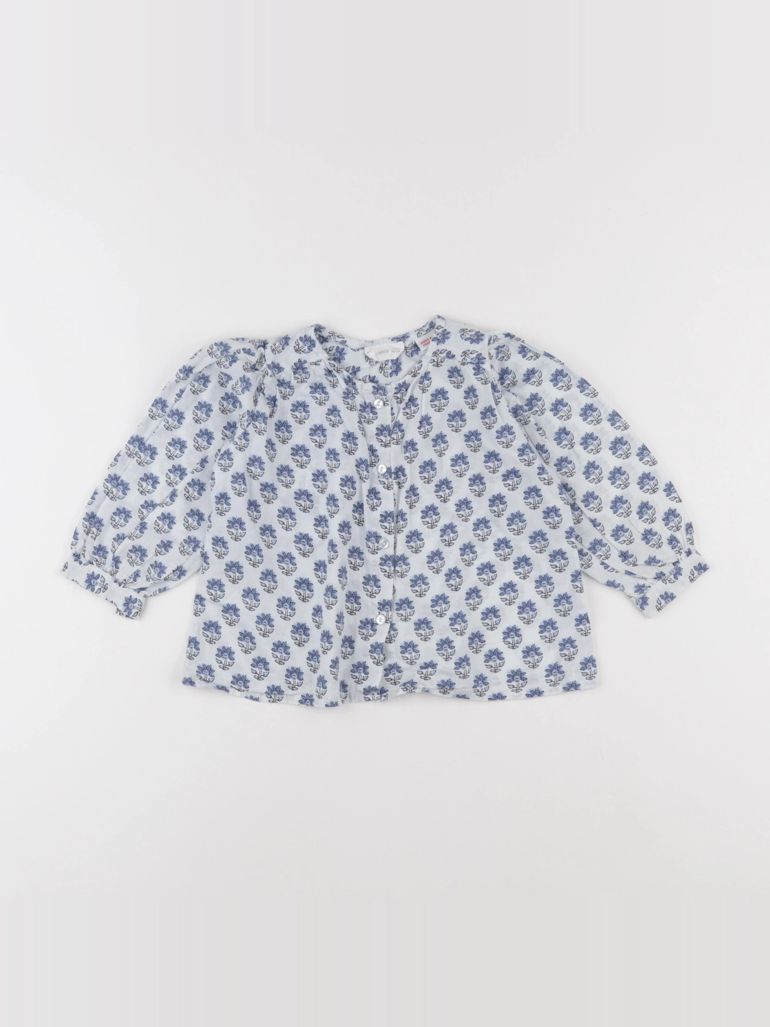 Mango - blouse blanc - 12/18 mois