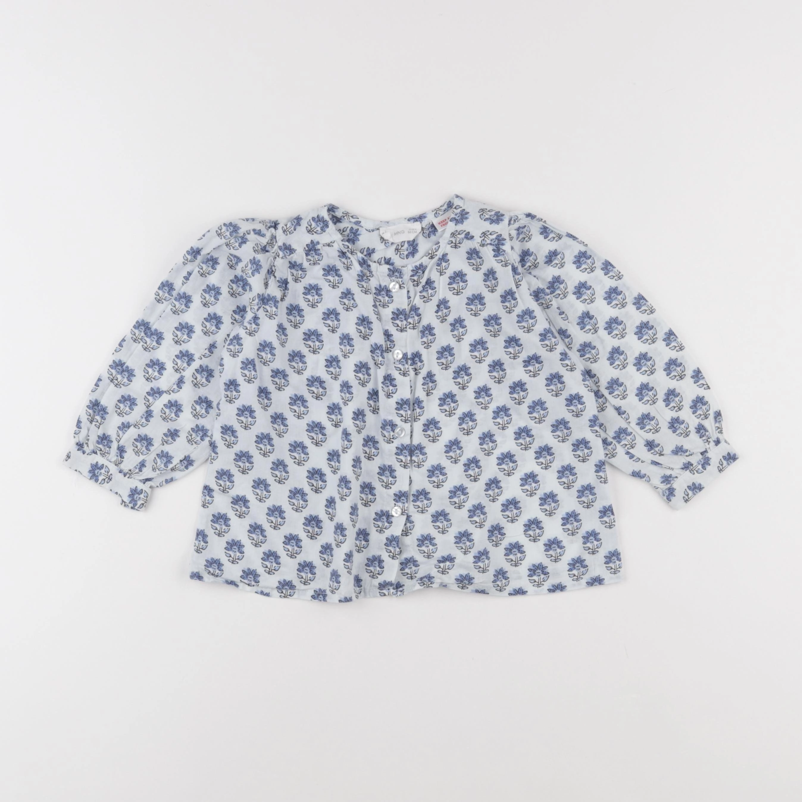 Mango - blouse blanc - 12/18 mois