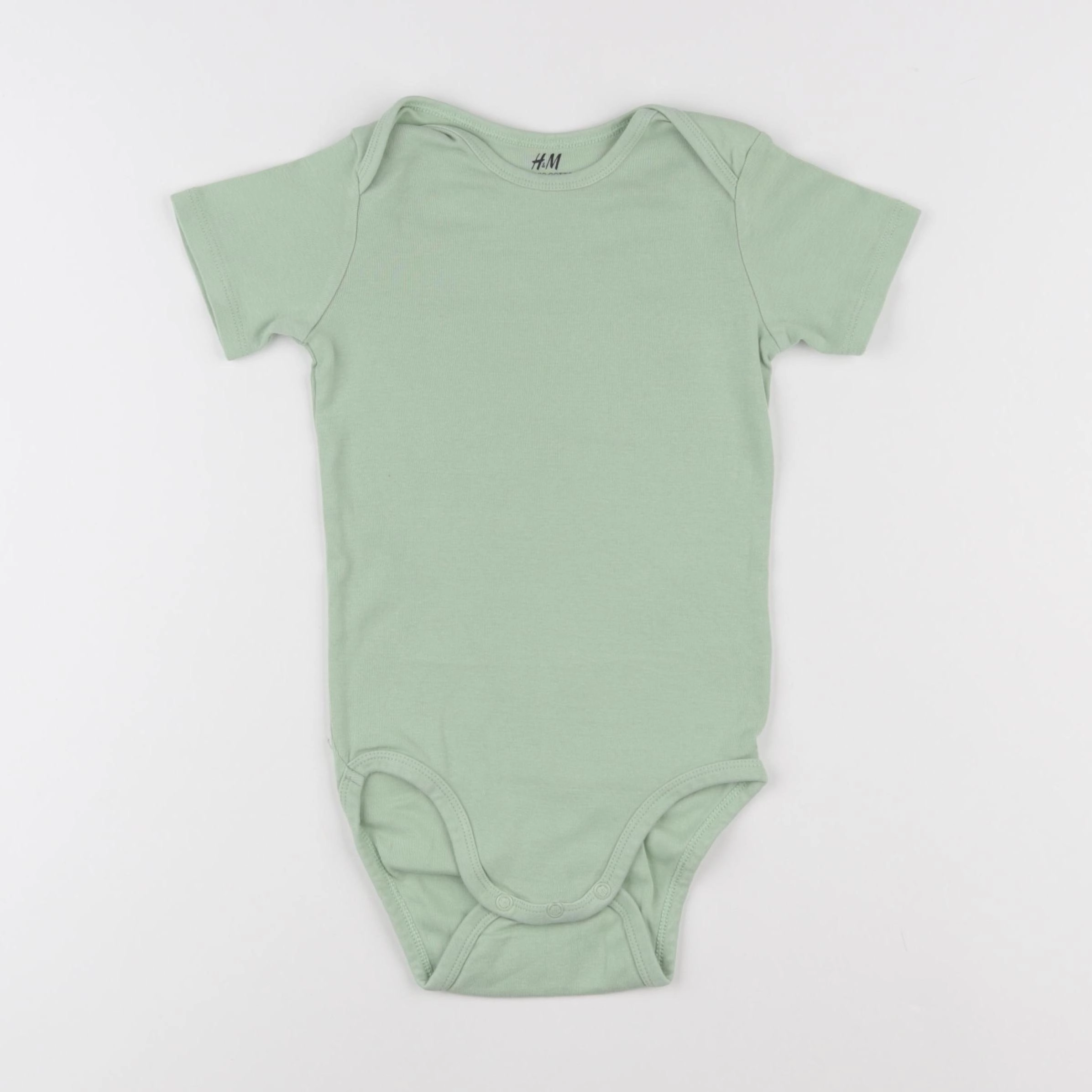 H&M - body vert - 3/4 ans