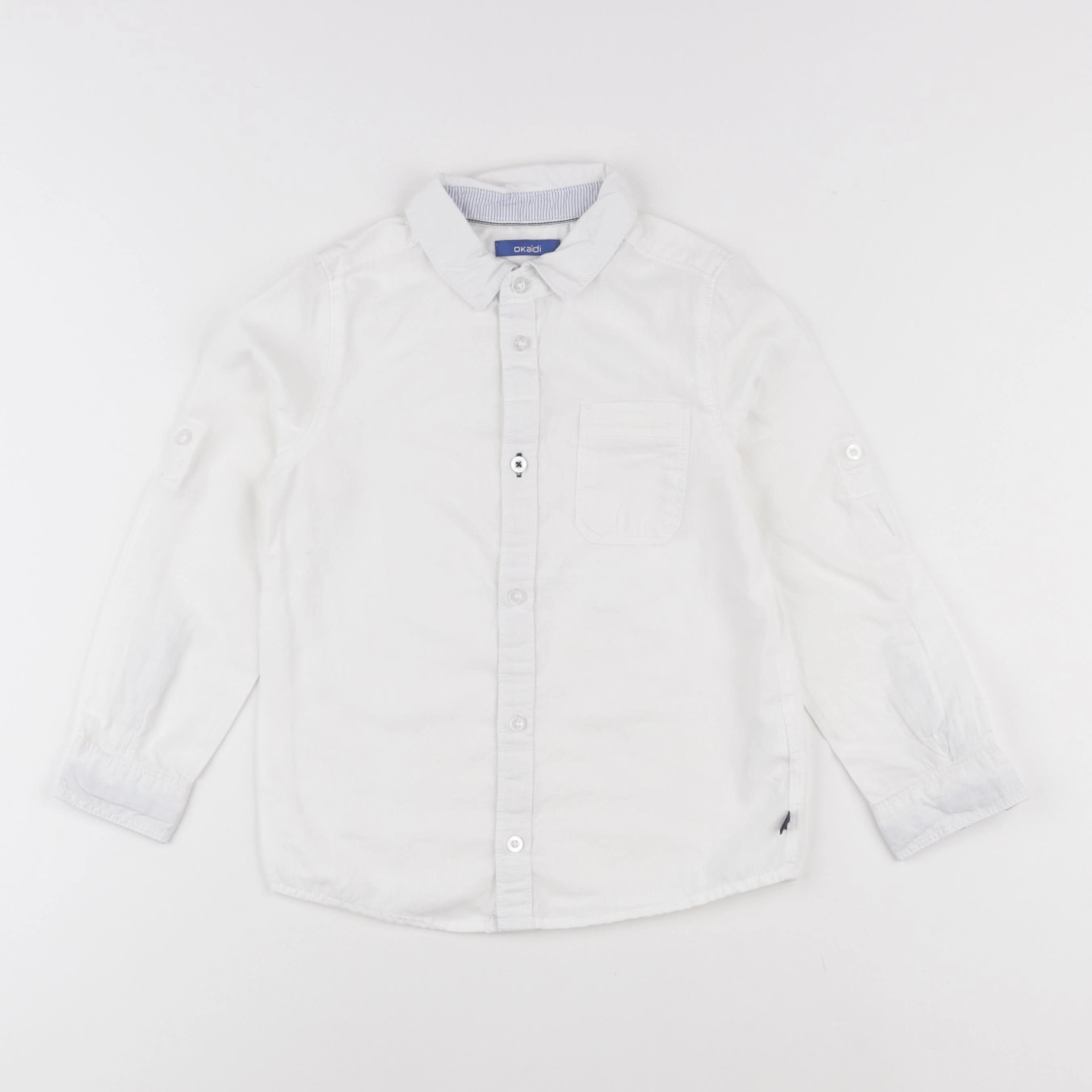 Okaidi - chemise blanc - 5 ans