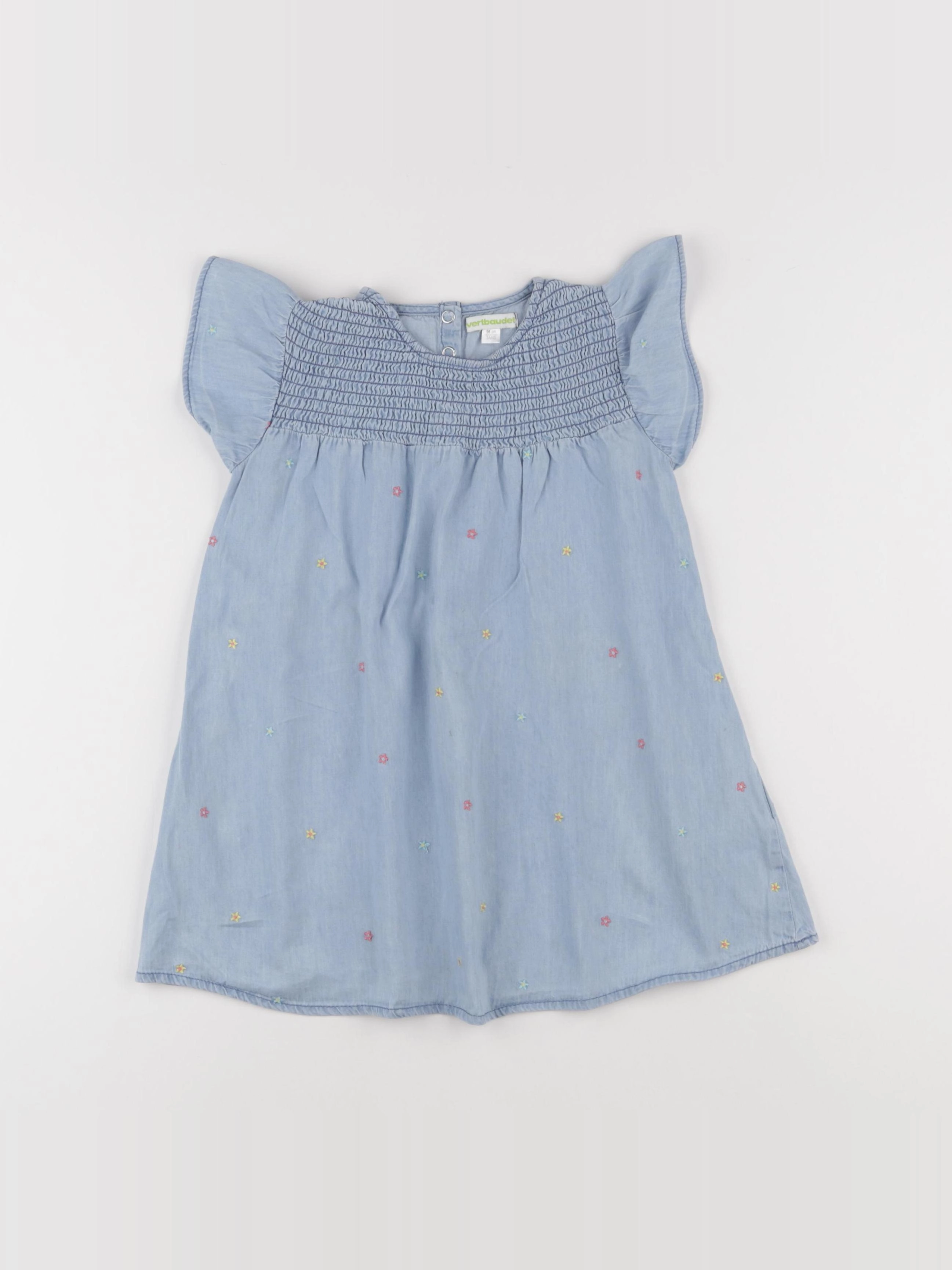 Vertbaudet - robe bleu - 3 ans