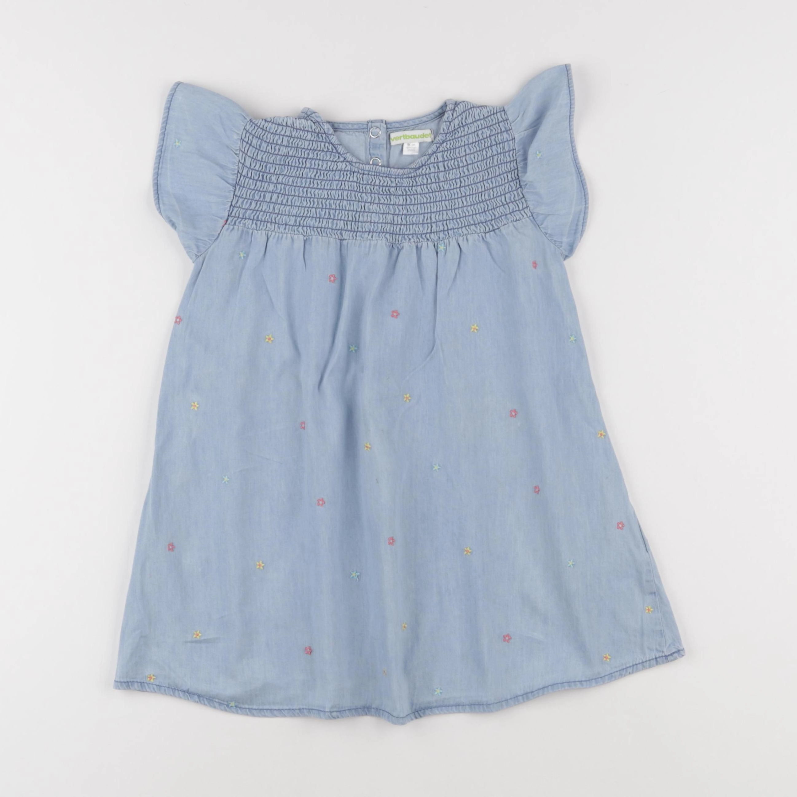 Vertbaudet - robe bleu - 3 ans