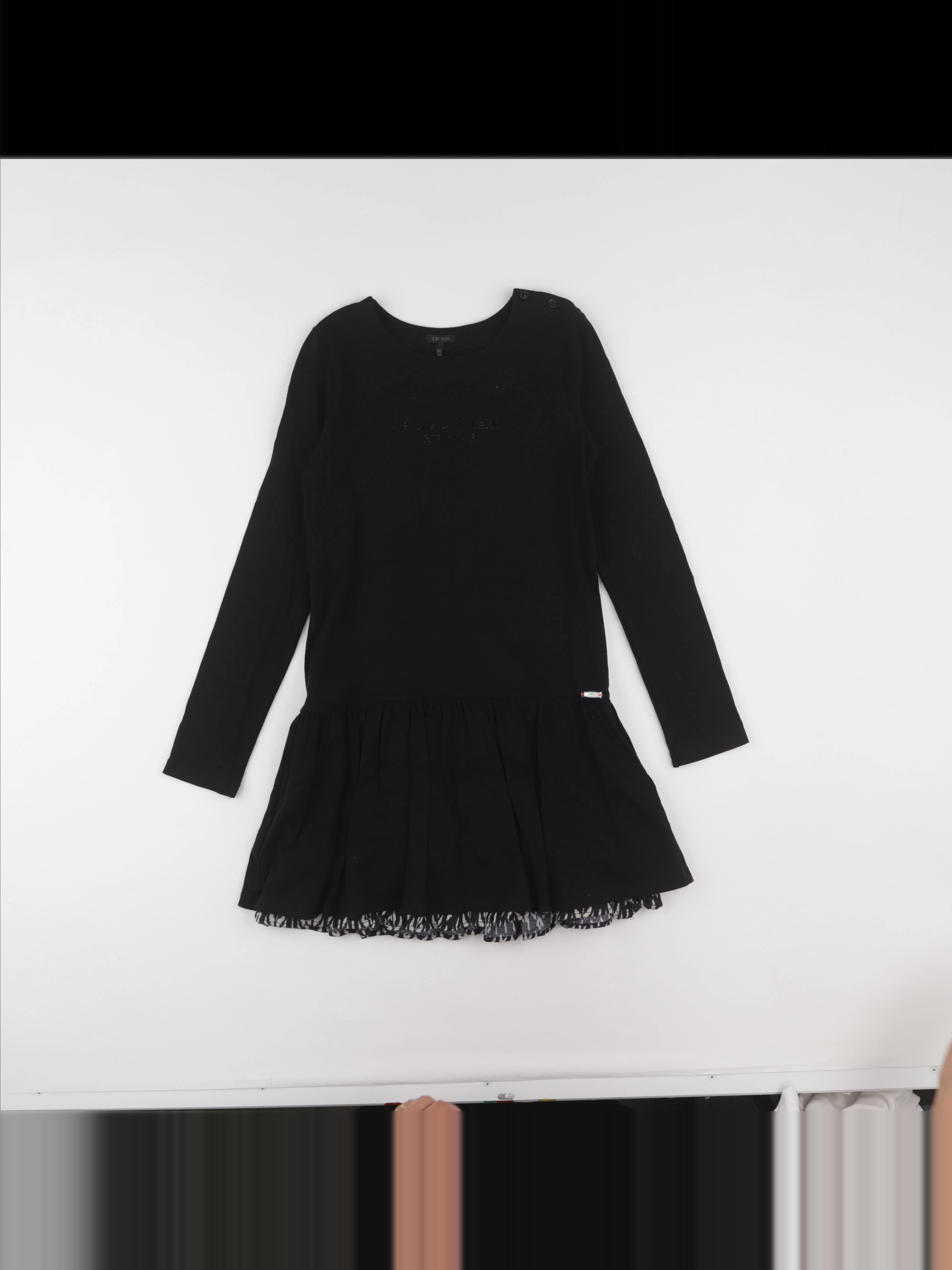 IKKS - robe noir - 10 ans