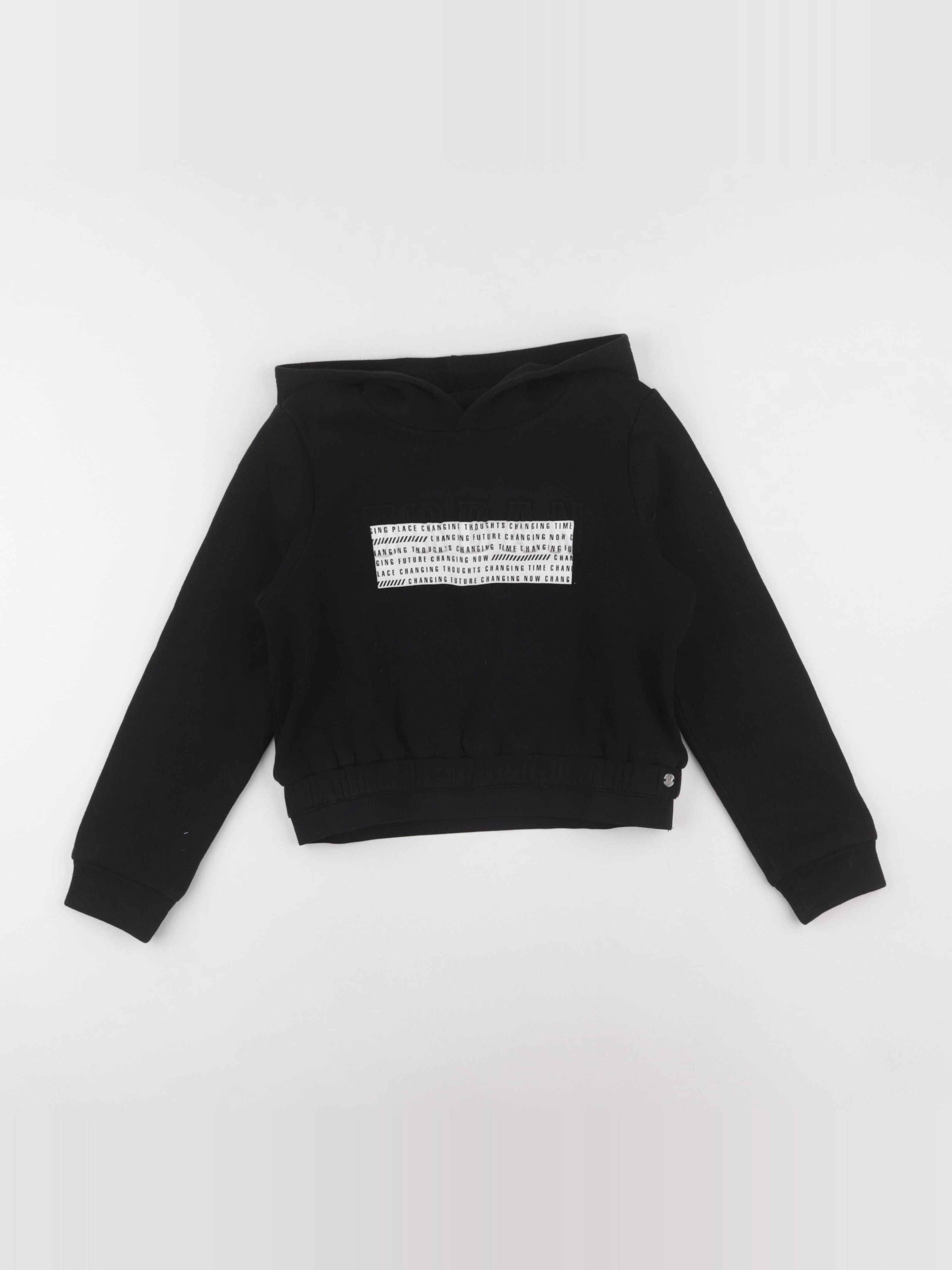 IKKS - sweat noir - 10 ans