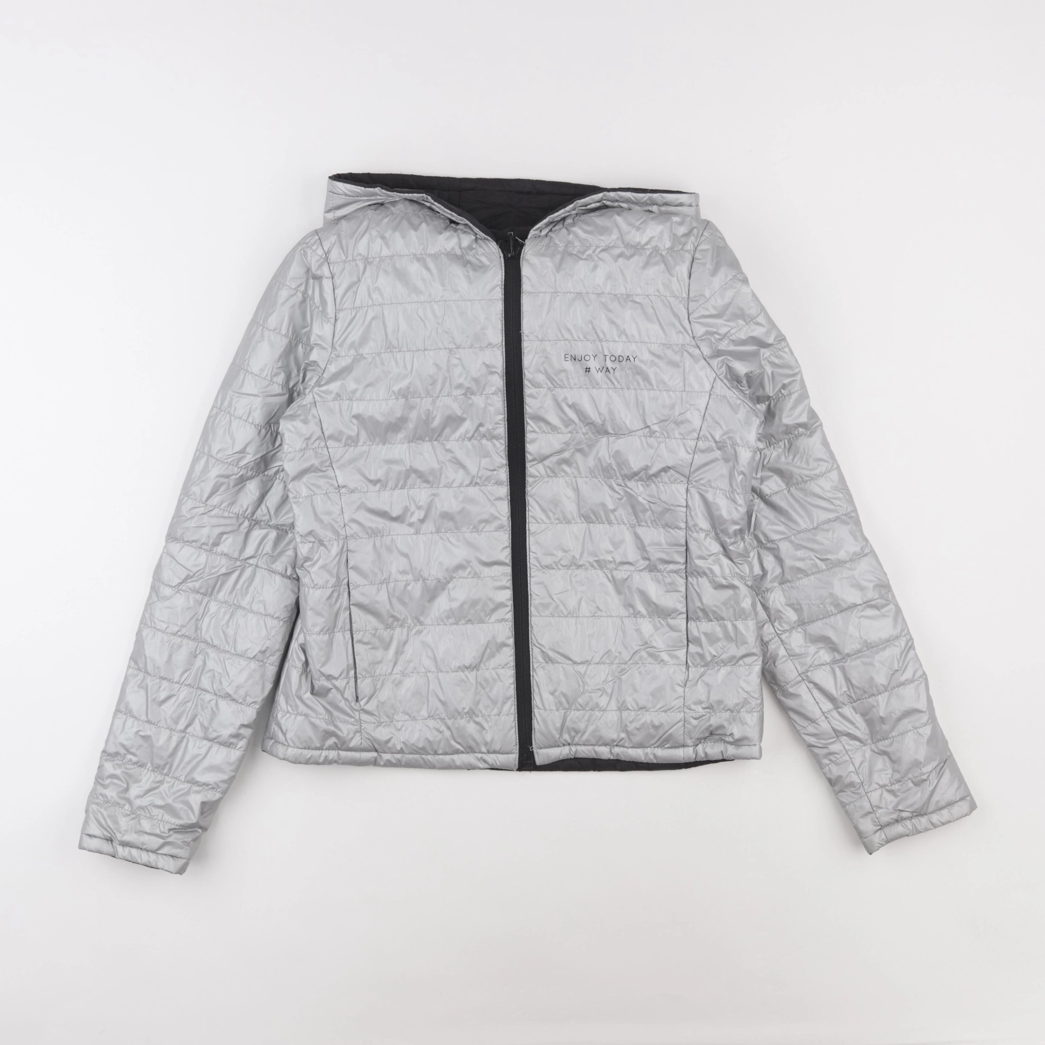 IKKS - doudoune réversible gris - 12 ans