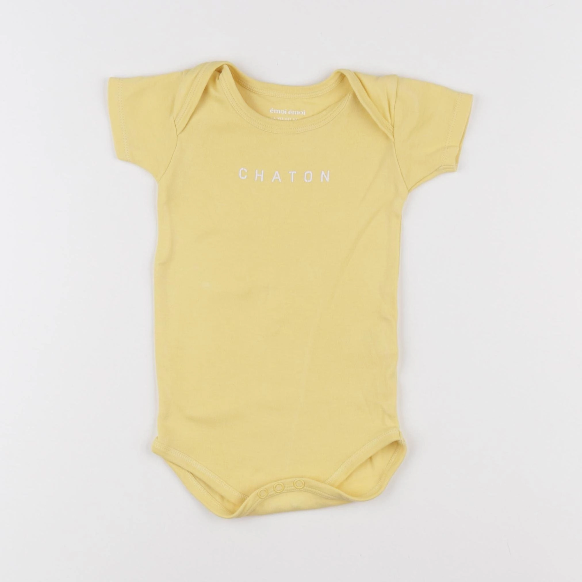 Emoi emoi - body jaune - 18 mois