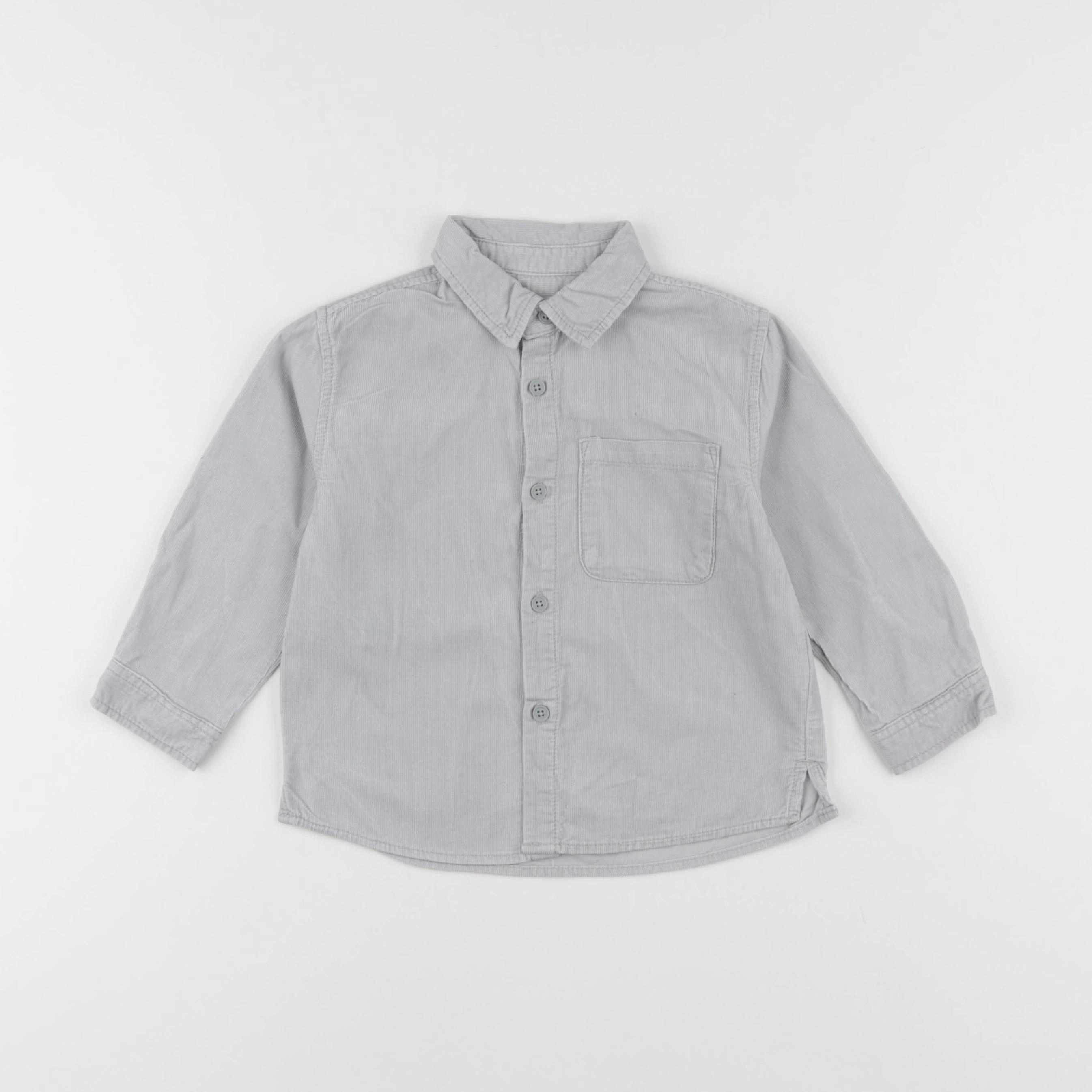 Zara - chemise gris - 18/24 mois