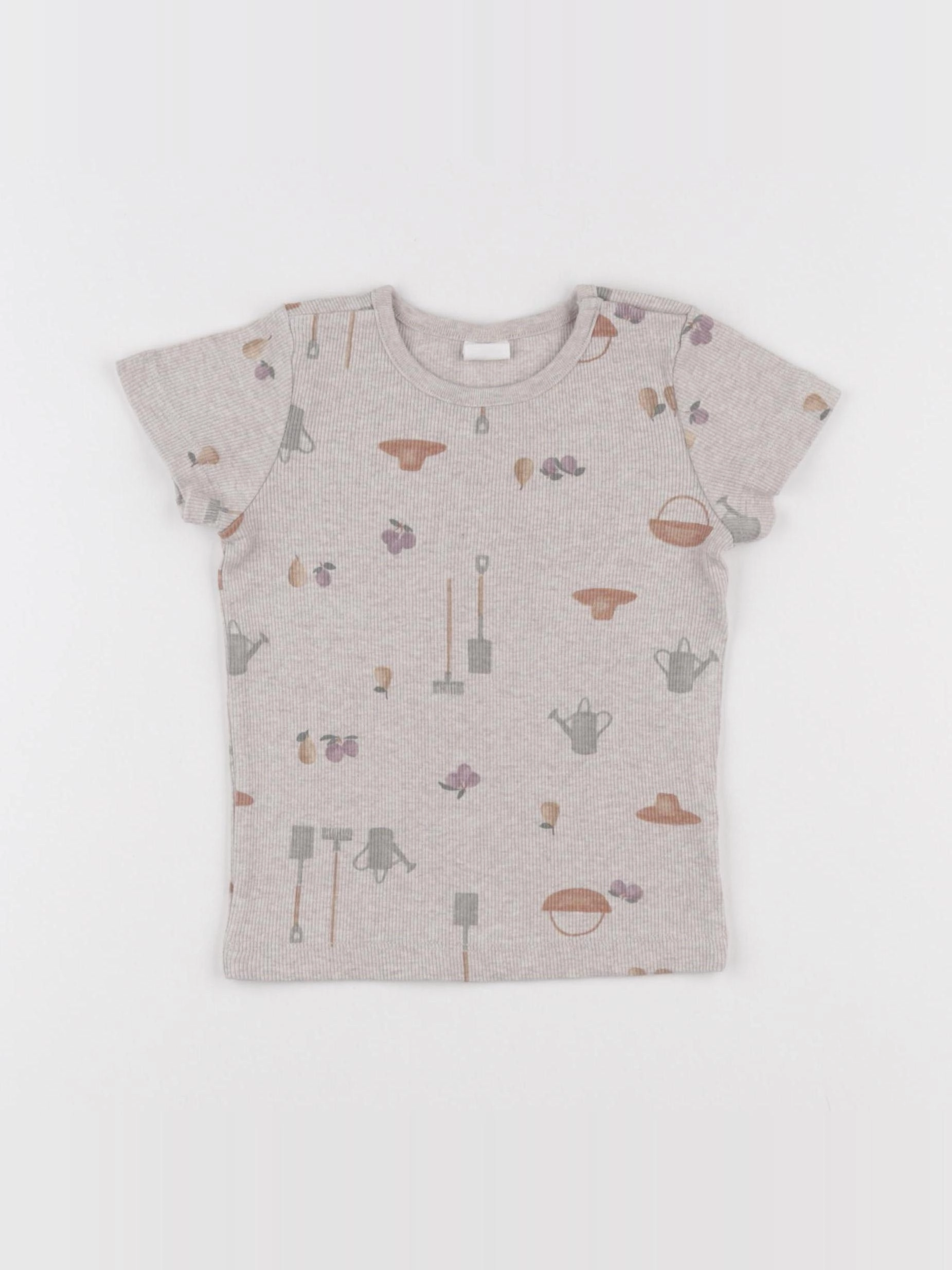 H&M - tee-shirt beige - 12/18 mois