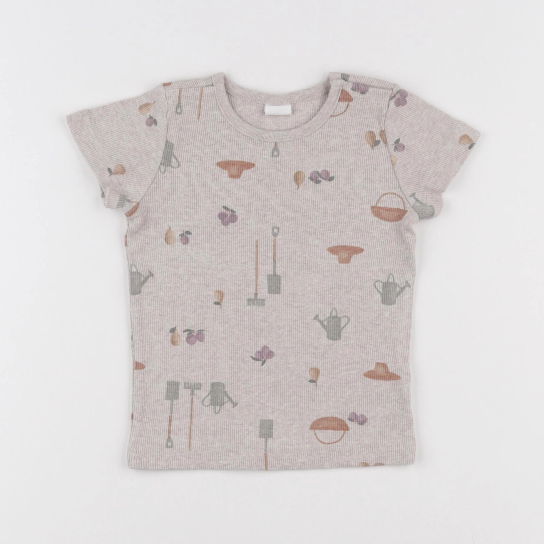 H&M - tee-shirt beige - 12/18 mois