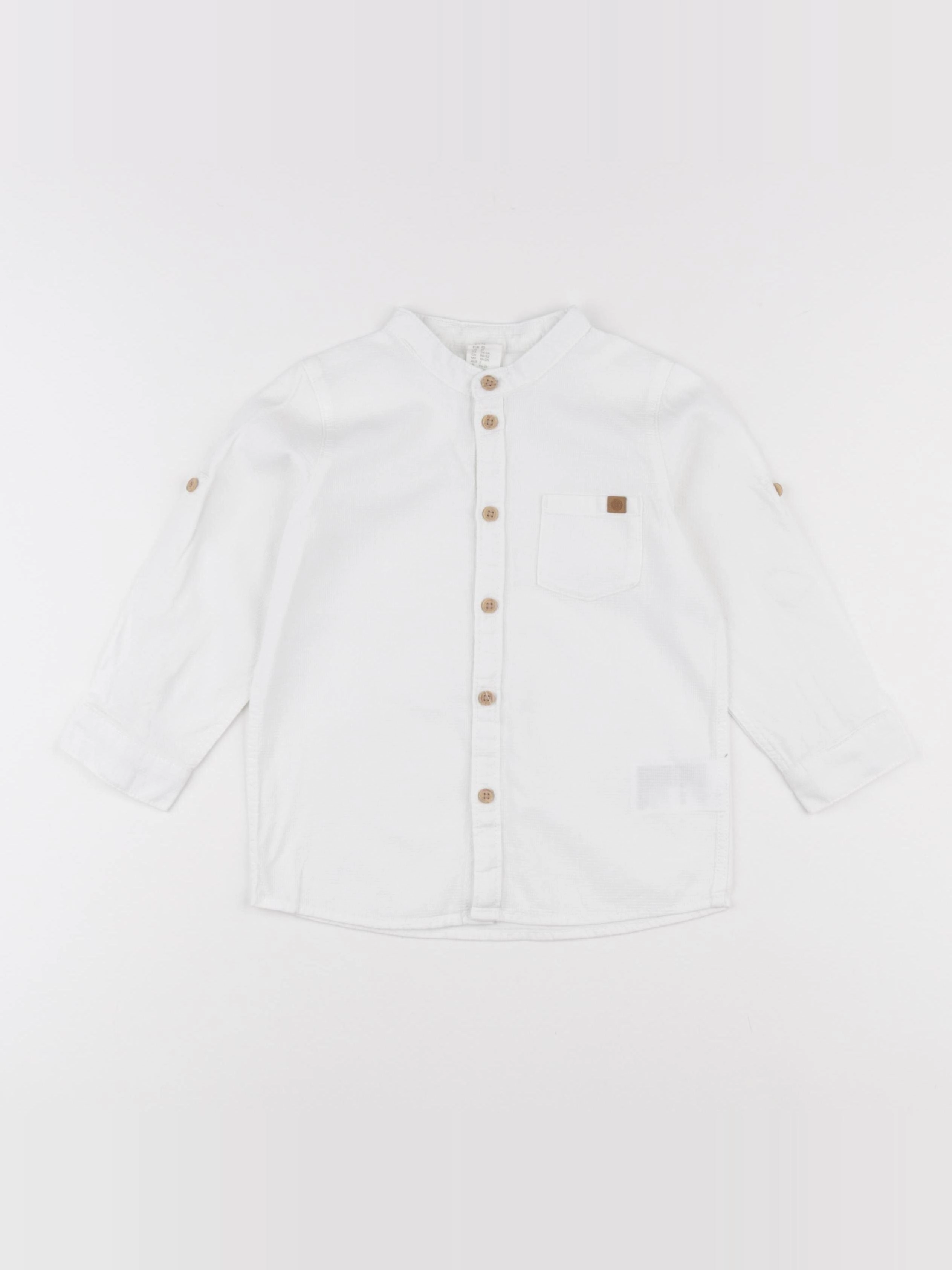 H&M - chemise blanc - 1 an à 2 ans