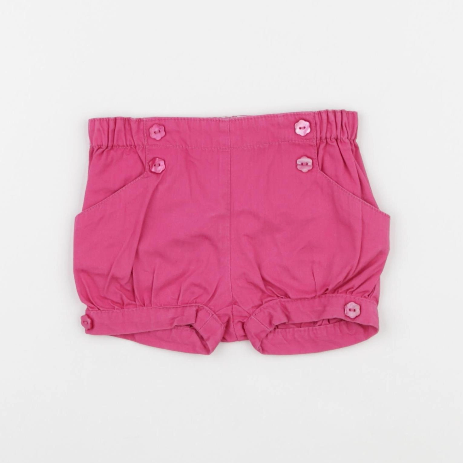 Jacadi - short rose - 6 mois