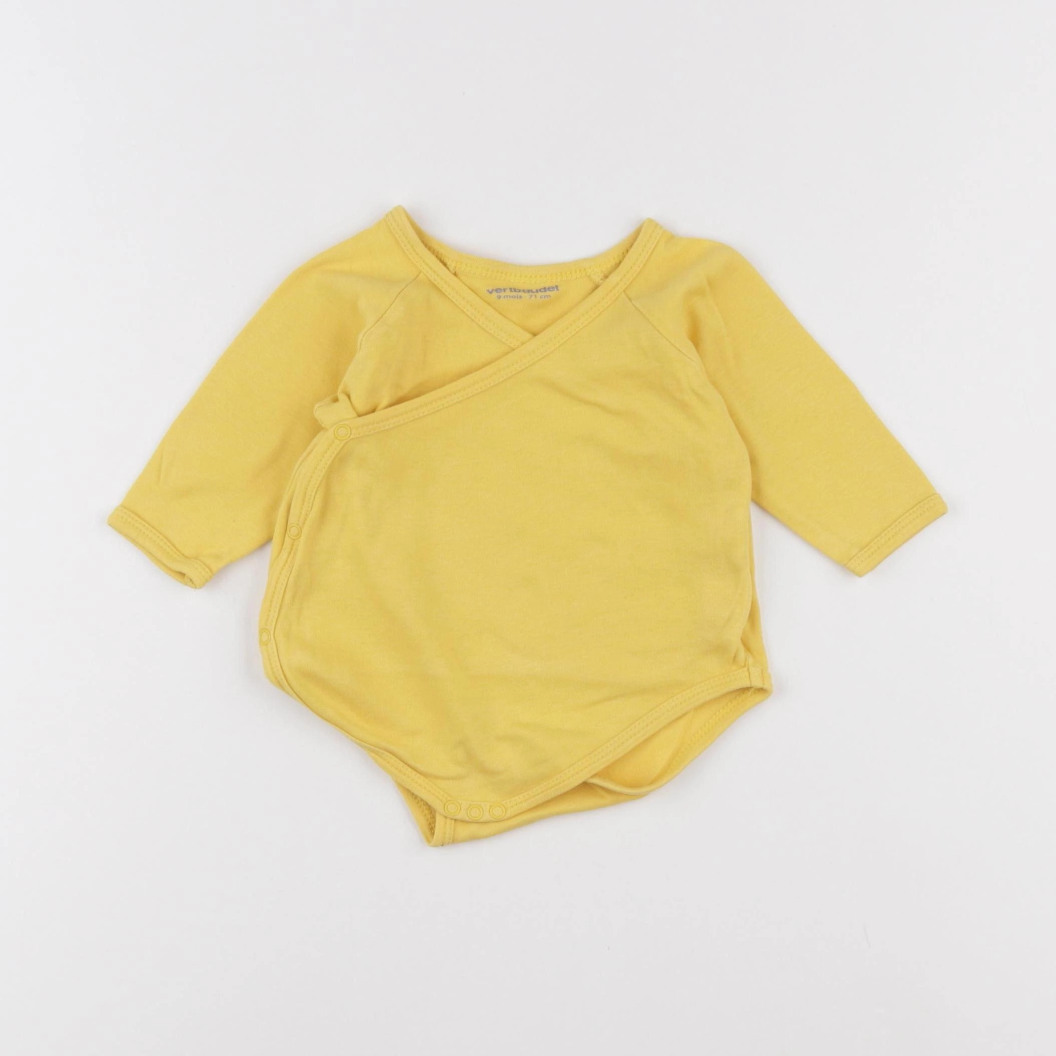 Vertbaudet - body jaune - 9 mois
