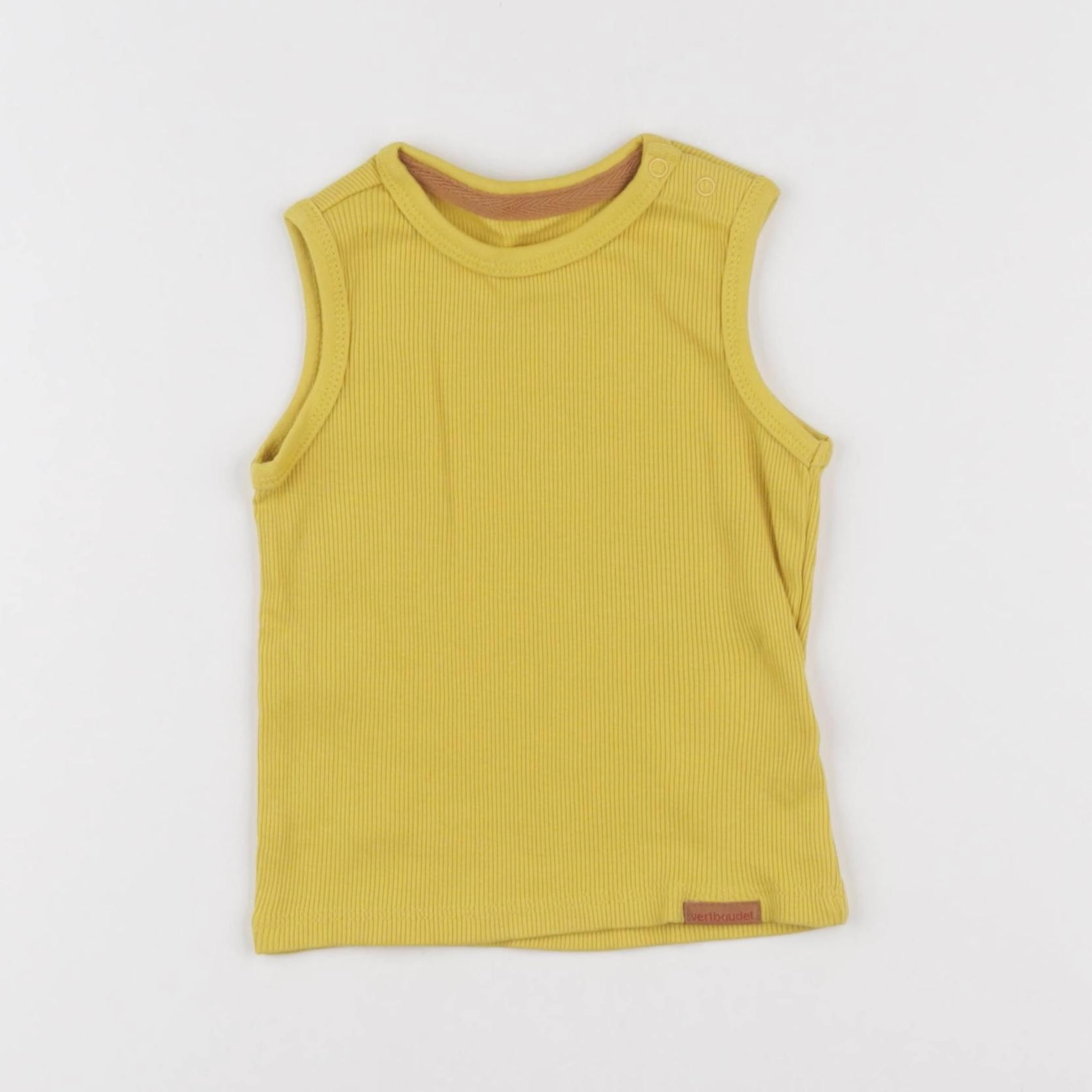 Vertbaudet - débardeur jaune - 9 mois