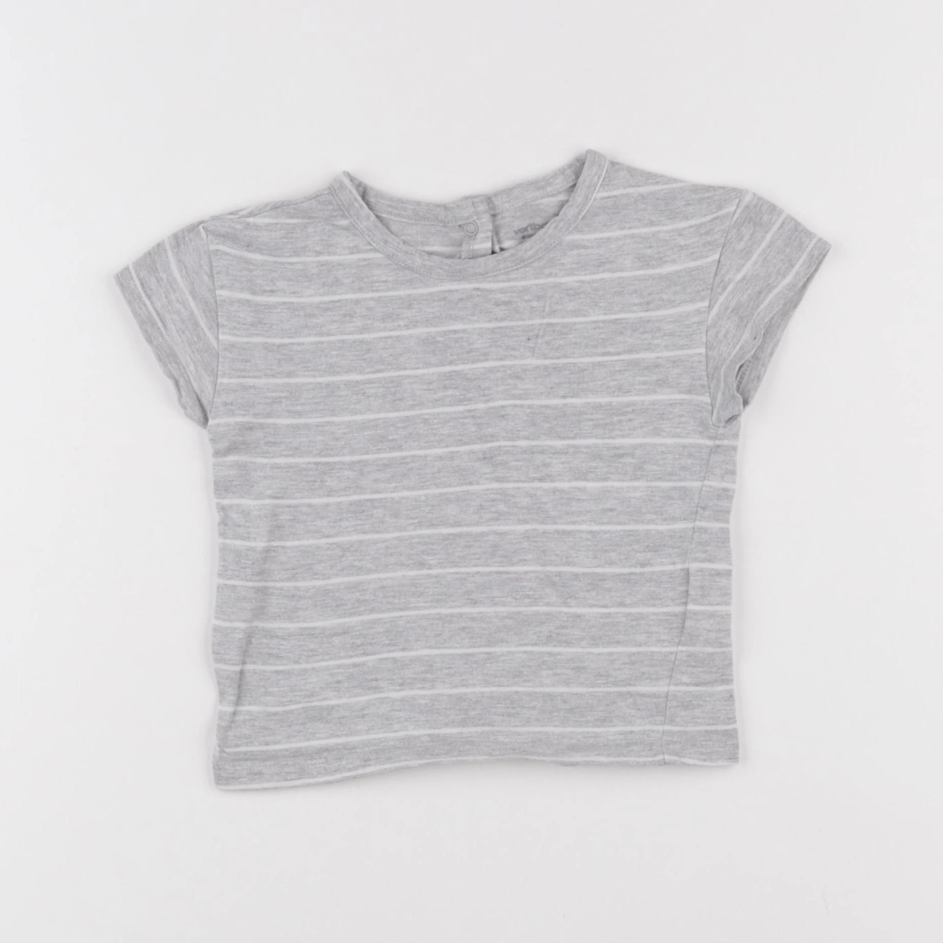 Vertbaudet - tee-shirt gris - 9 mois
