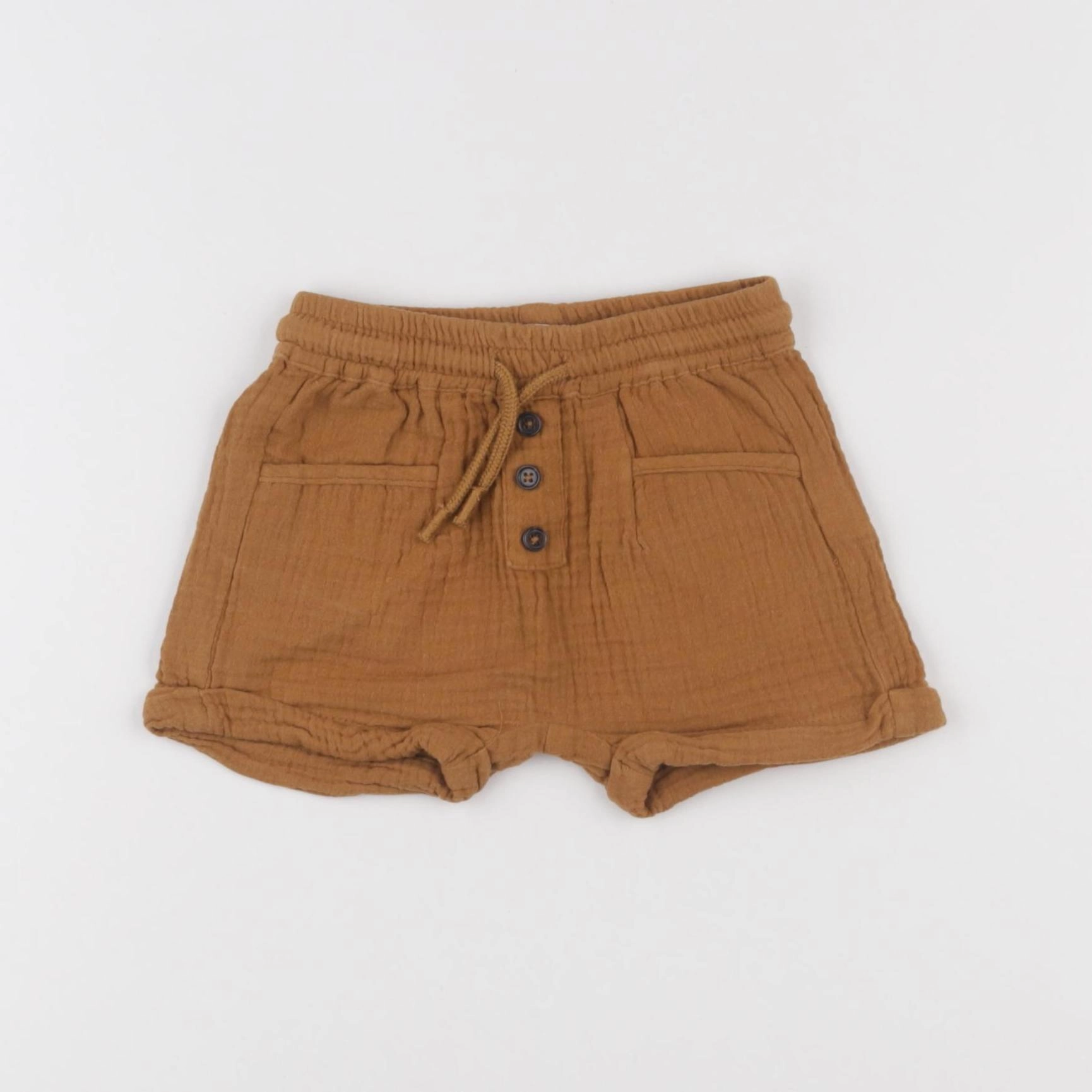 Vertbaudet - short marron - 9 mois