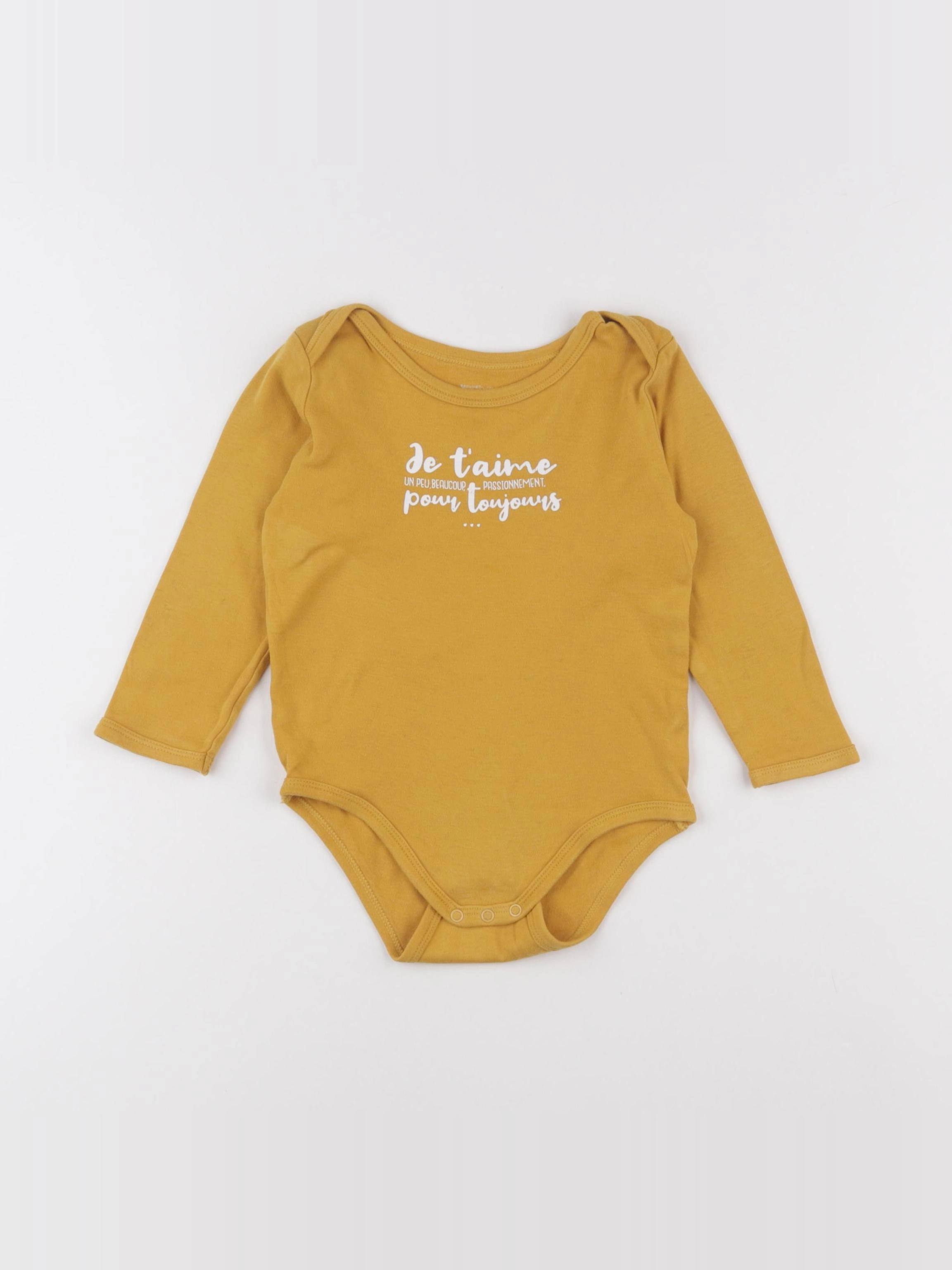 Vertbaudet - body jaune - 24 mois