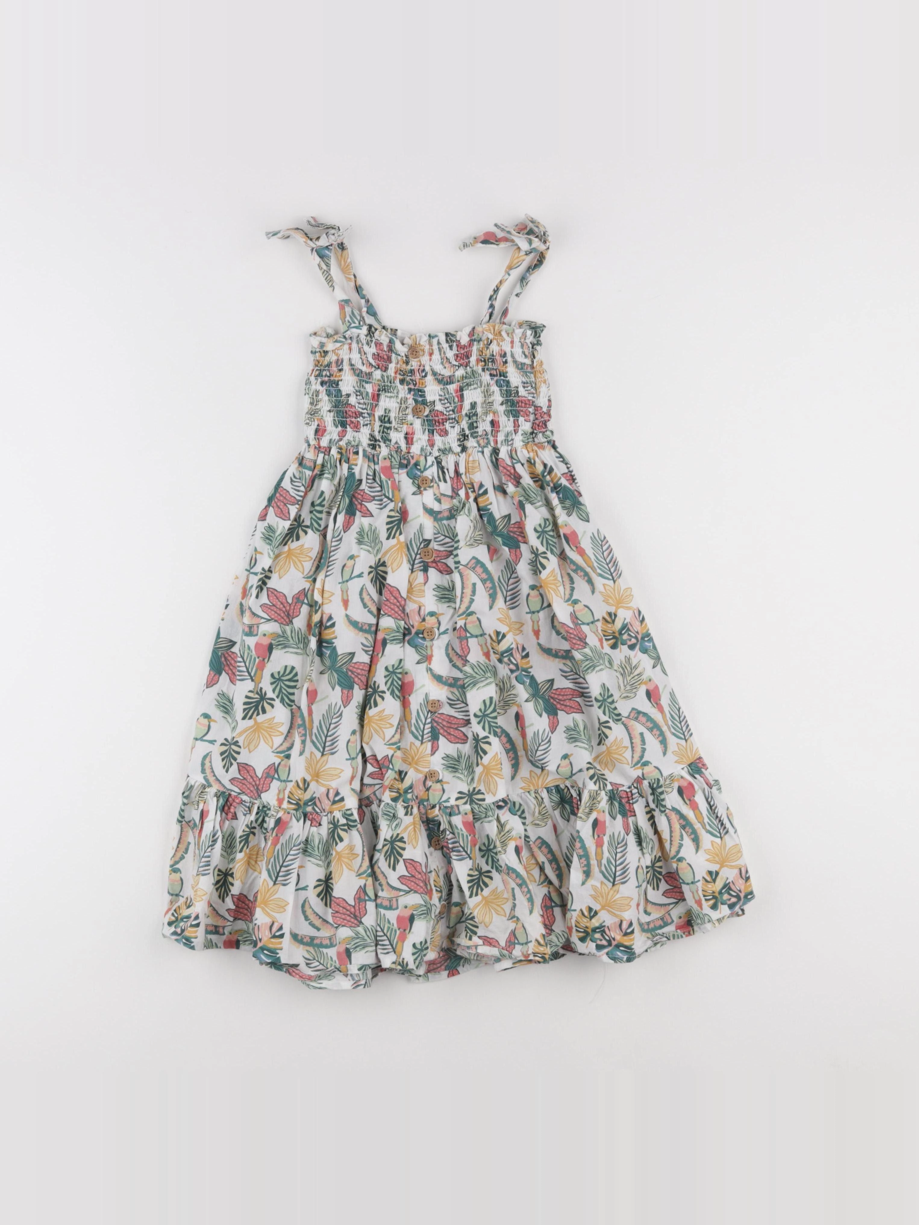 Vertbaudet - robe multicolore - 3 ans