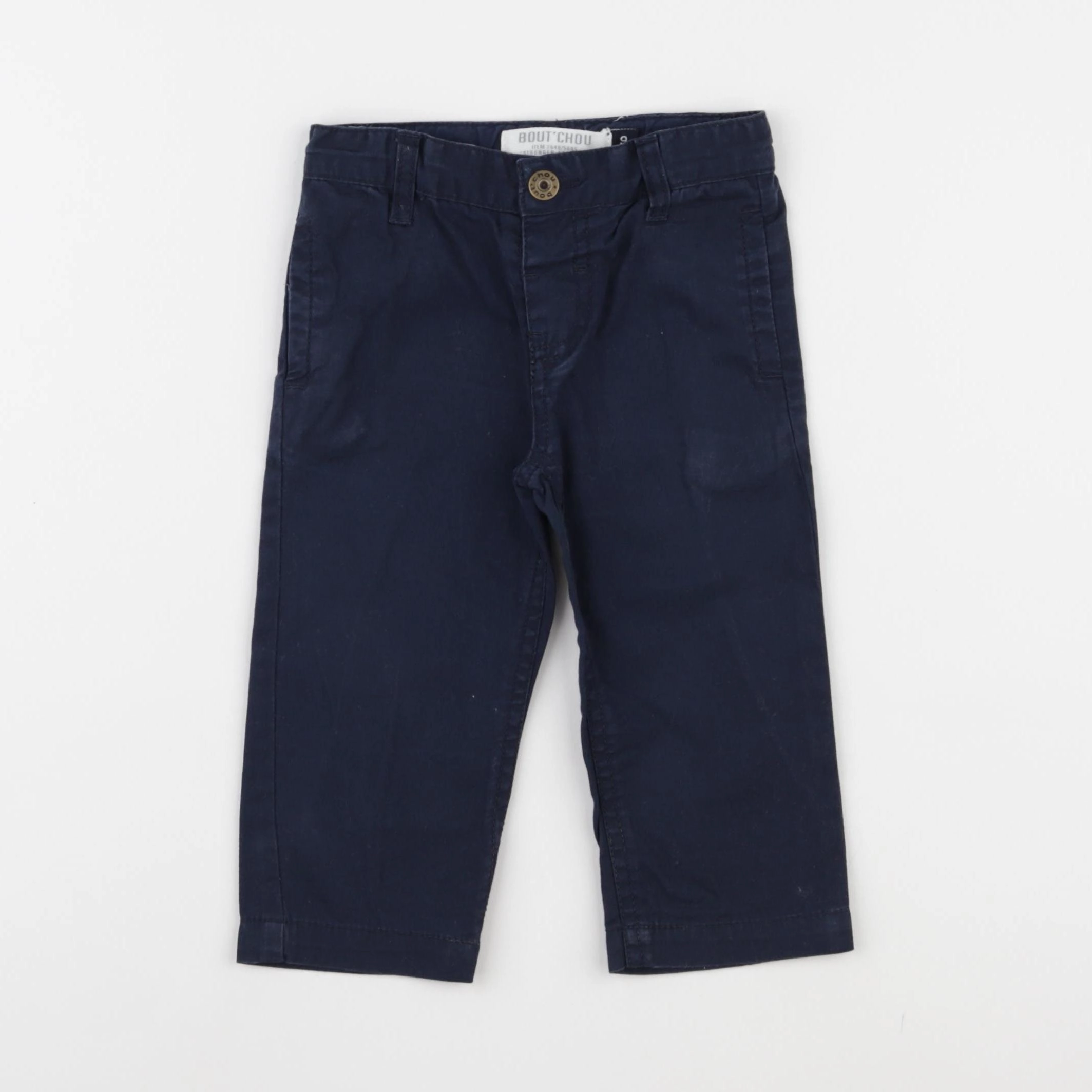 Boutchou - pantalon bleu - 9 mois