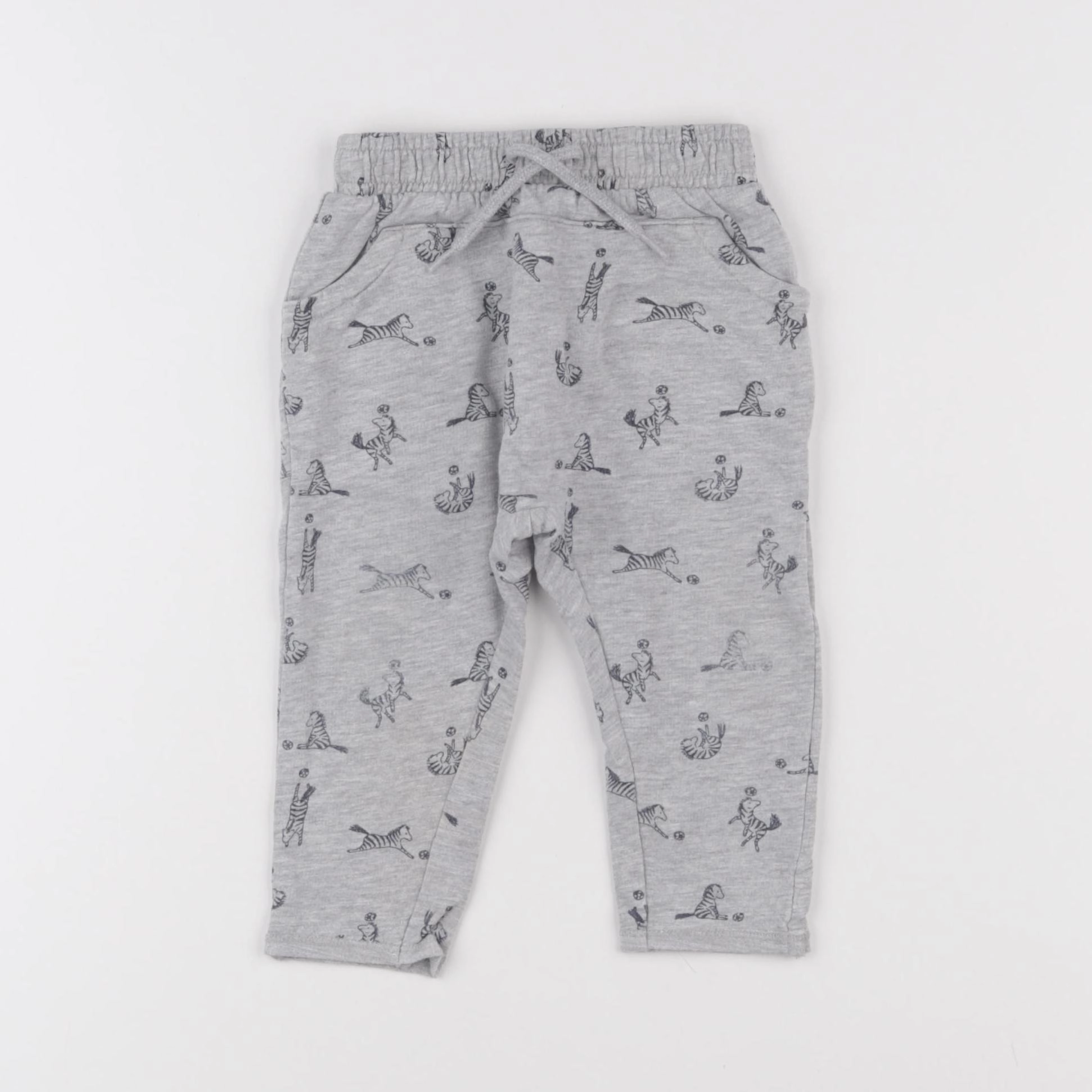 Vertbaudet - jogging gris - 9 mois
