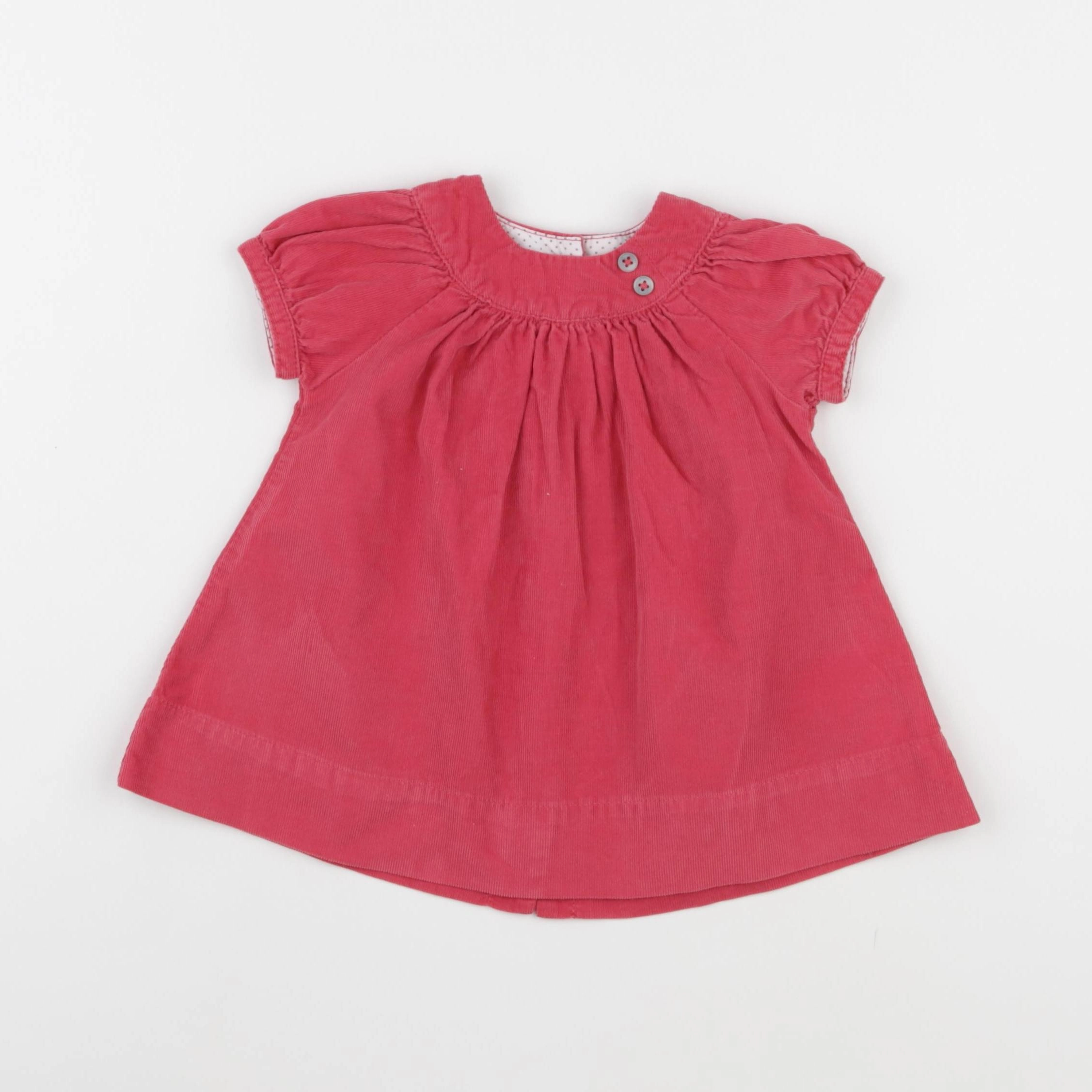 Petit Bateau - robe rose - 6 mois
