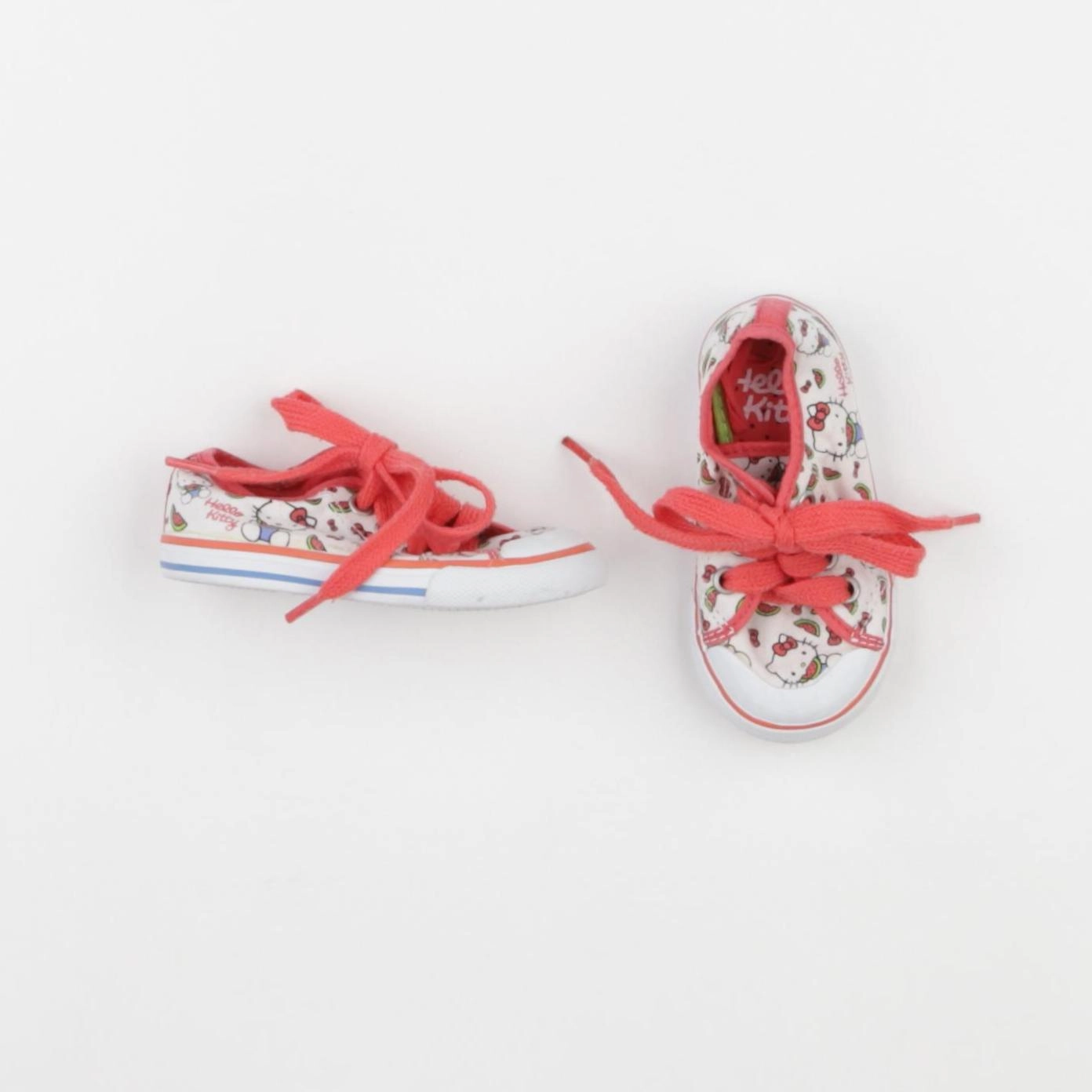 Zara - tennis à scratch/ lacets blanc - pointure 20