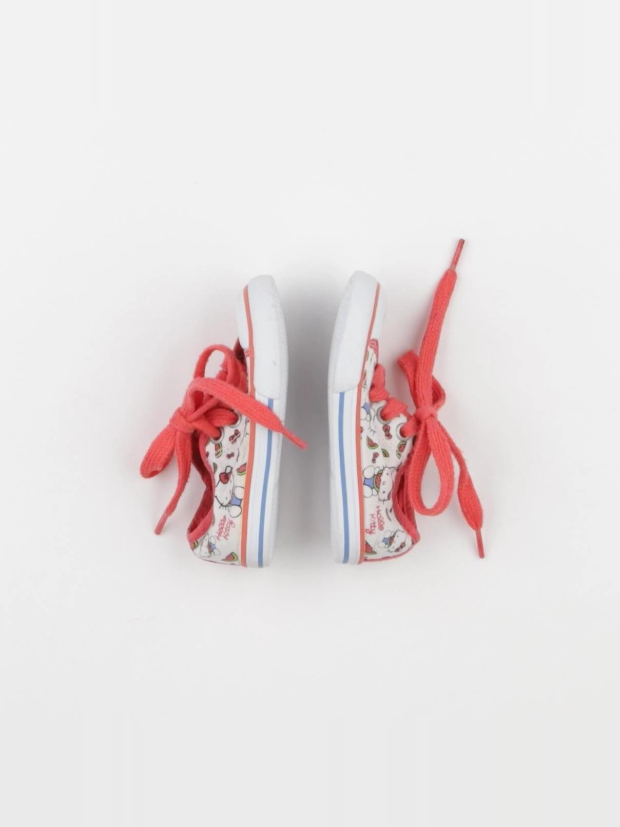 Zara - tennis à scratch/ lacets blanc - pointure 20
