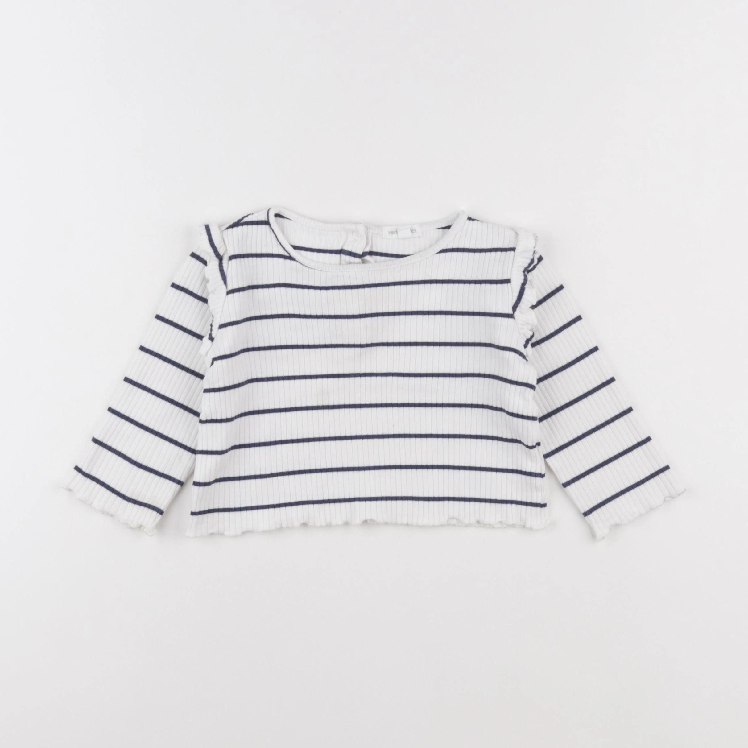 Vertbaudet - tee-shirt blanc - 18 mois