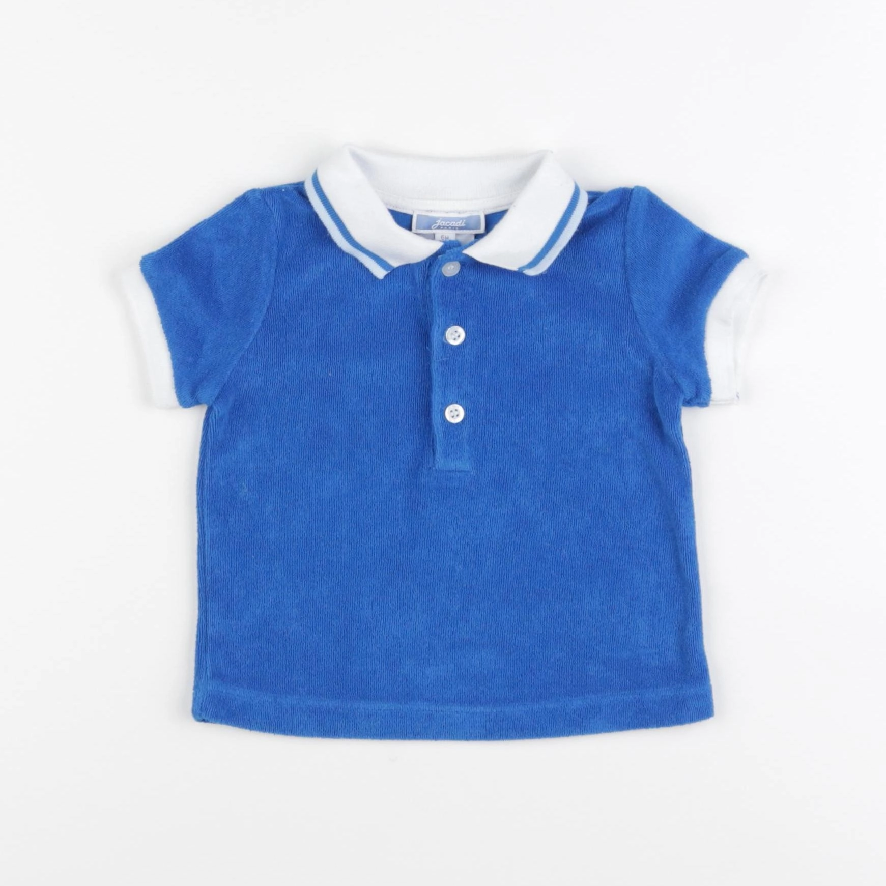 Jacadi - polo bleu - 6 mois