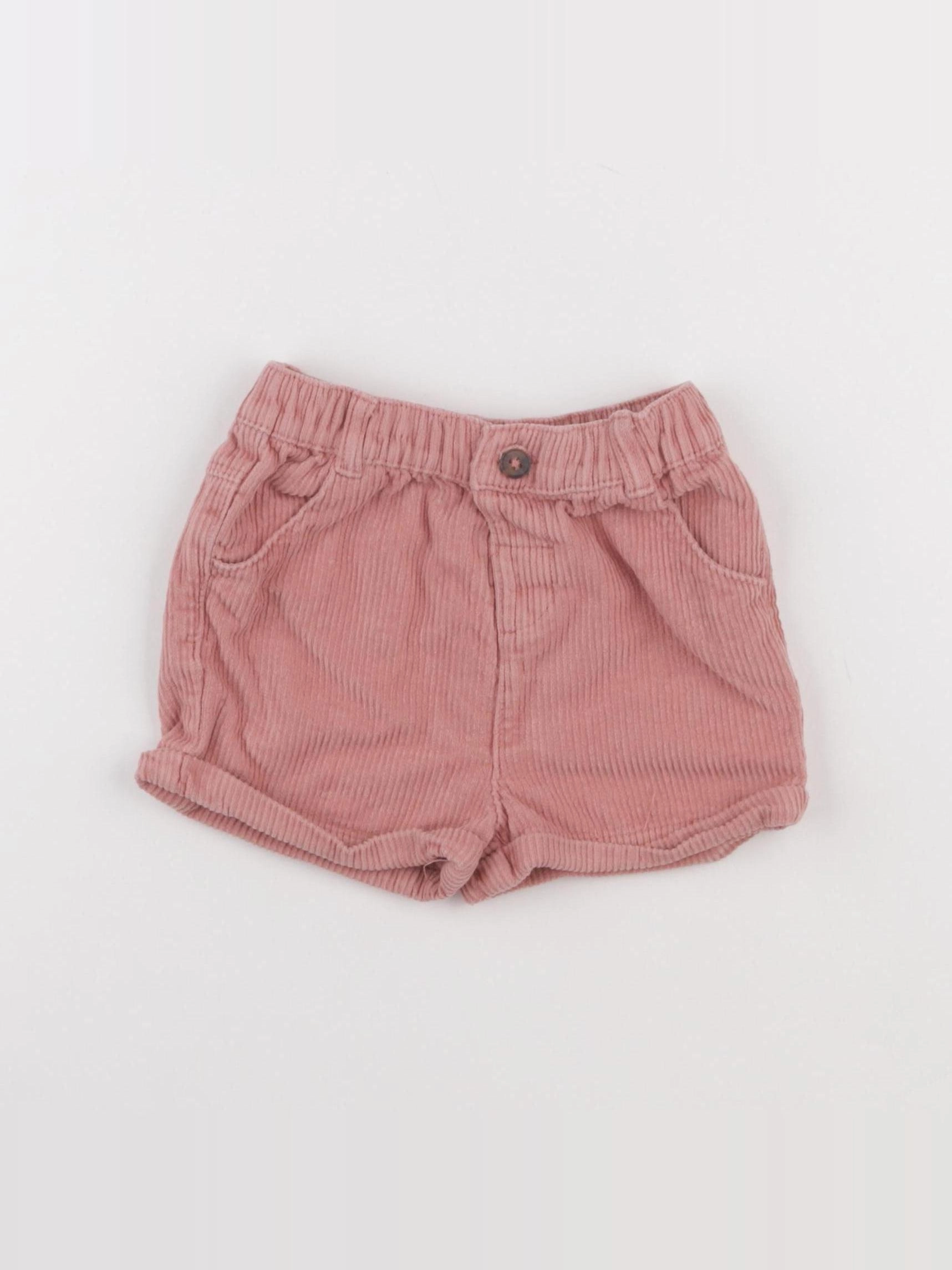 Vertbaudet - short rose - 18 mois