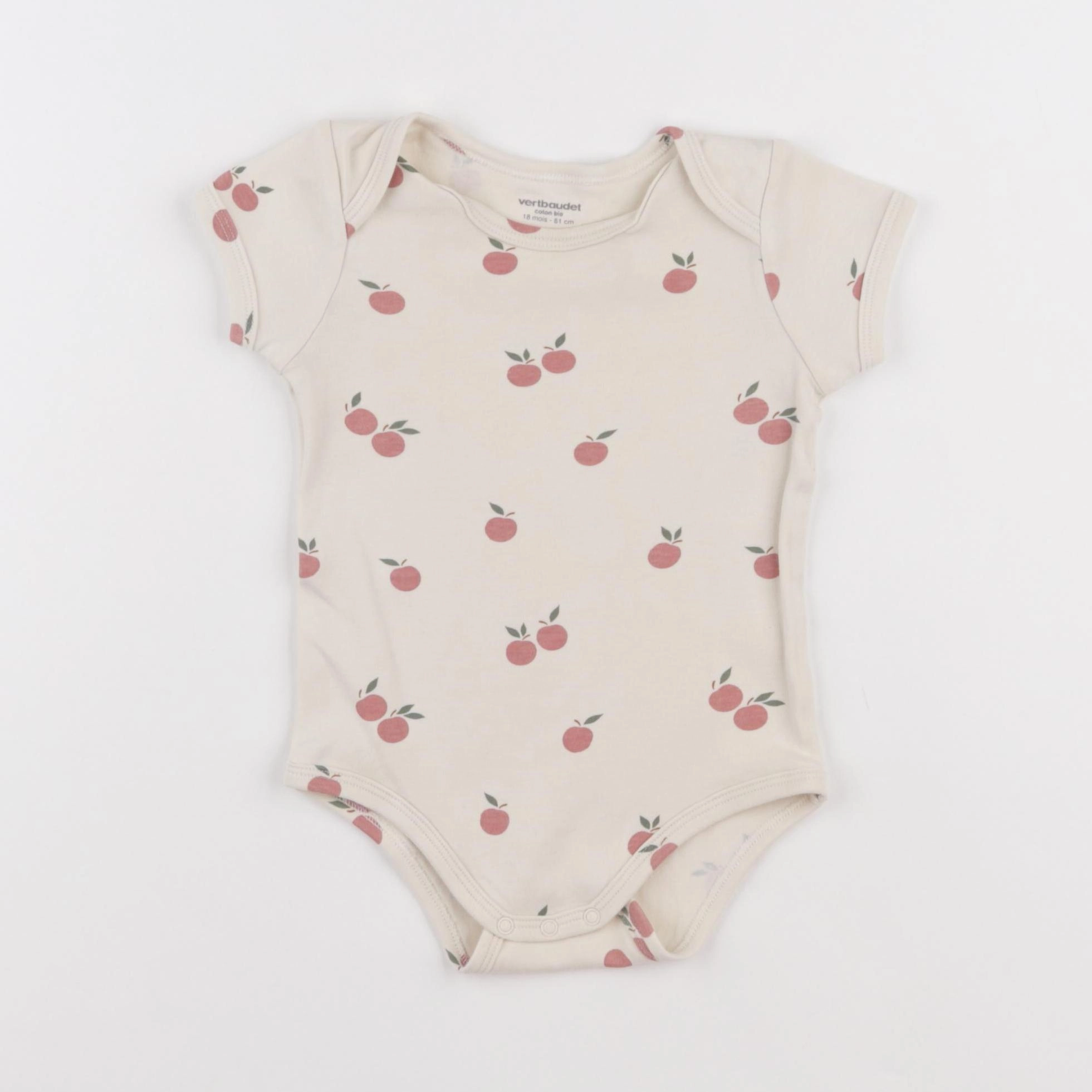 Vertbaudet - body beige - 18 mois