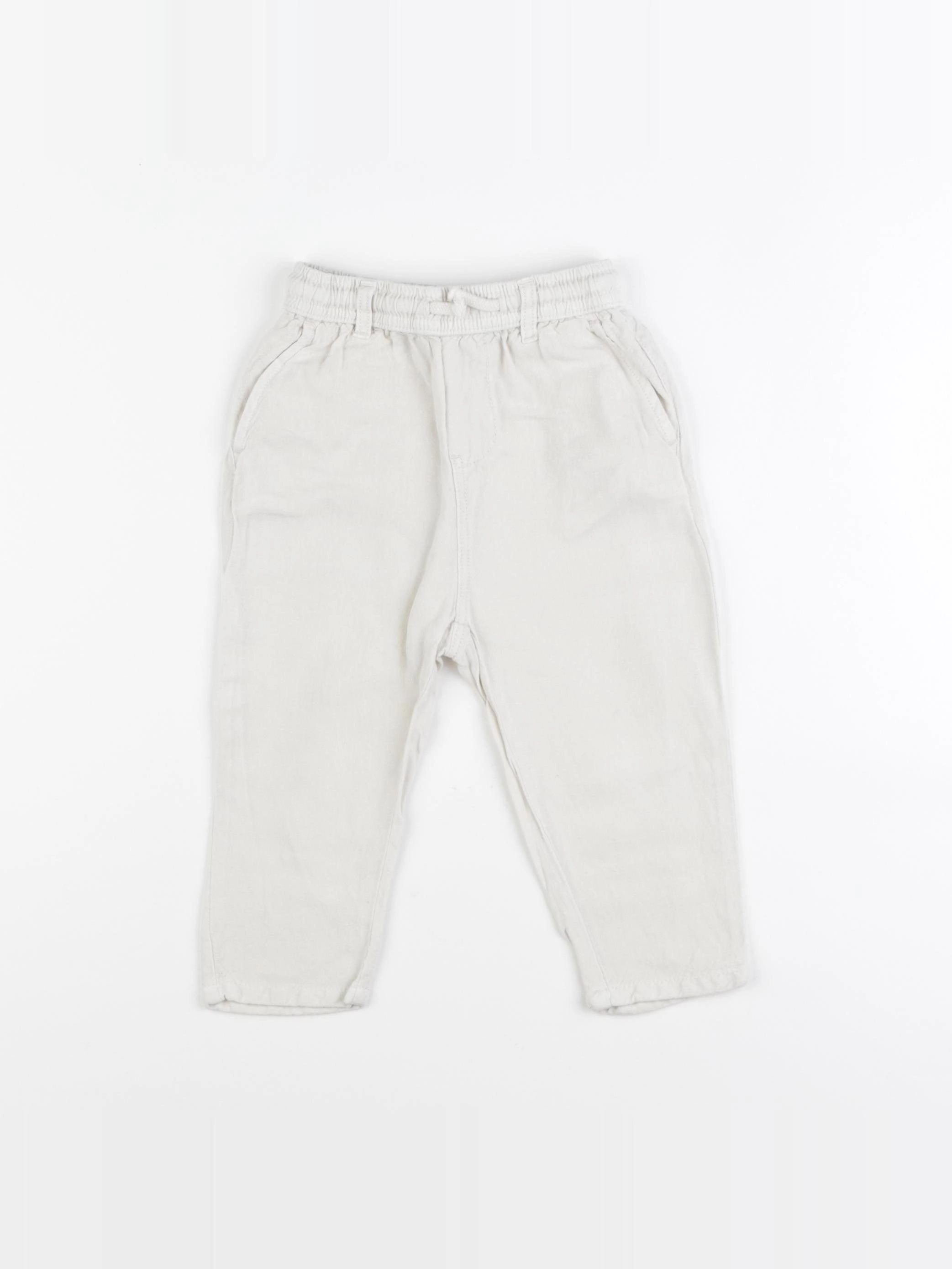 Zara - pantalon beige - 12/18 mois