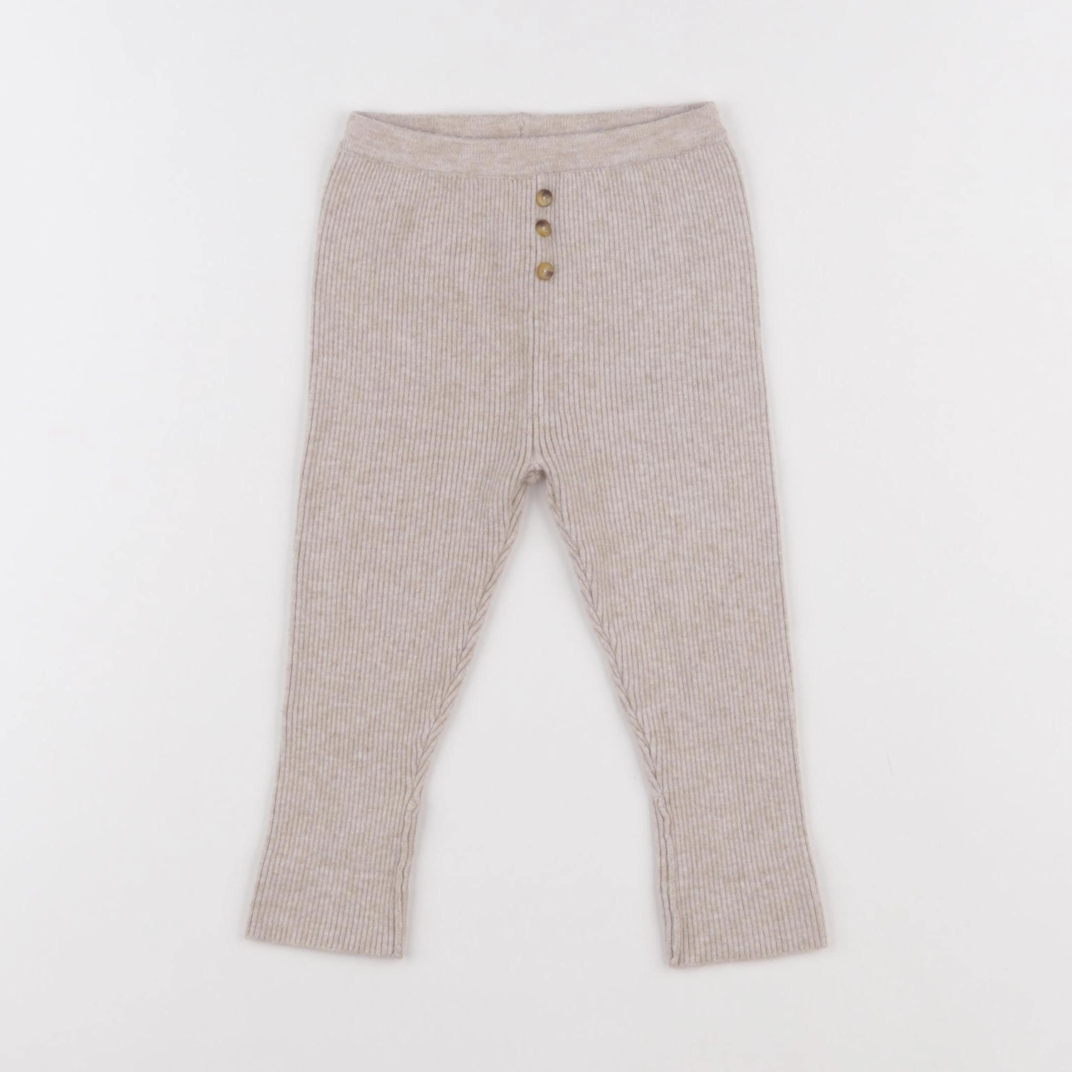 Vertbaudet - legging beige - 18 mois