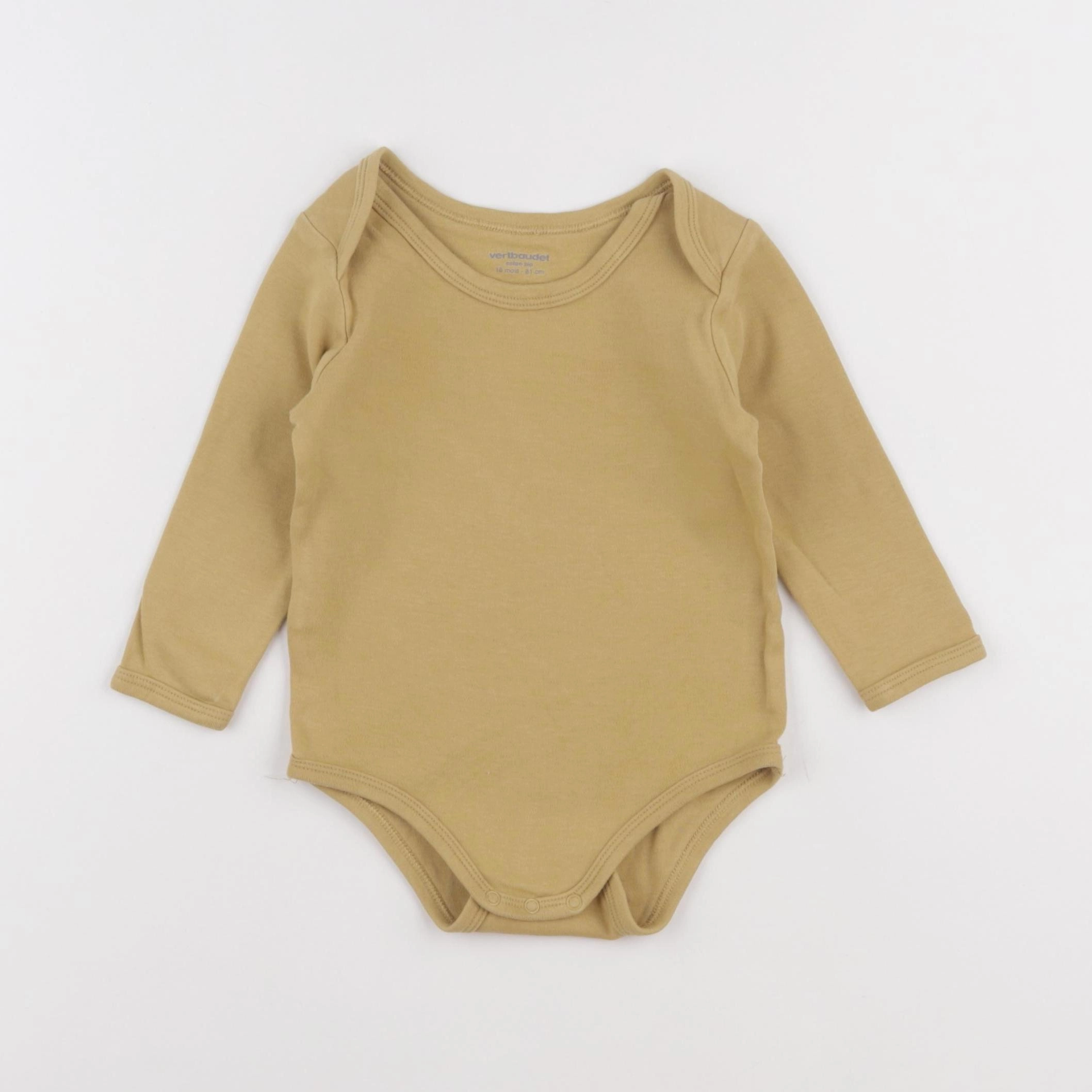 Vertbaudet - body jaune - 18 mois