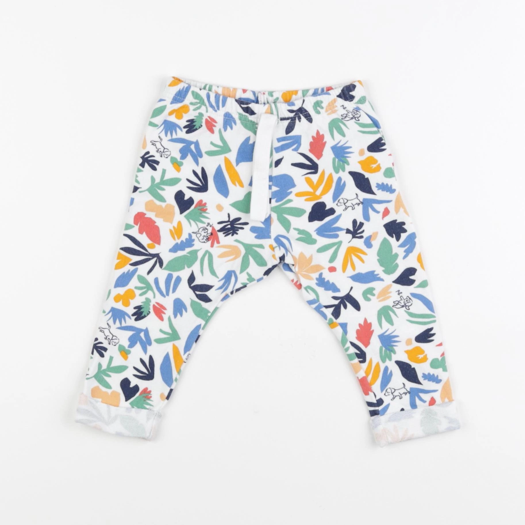 Petit Bateau - legging multicolore - 6 mois