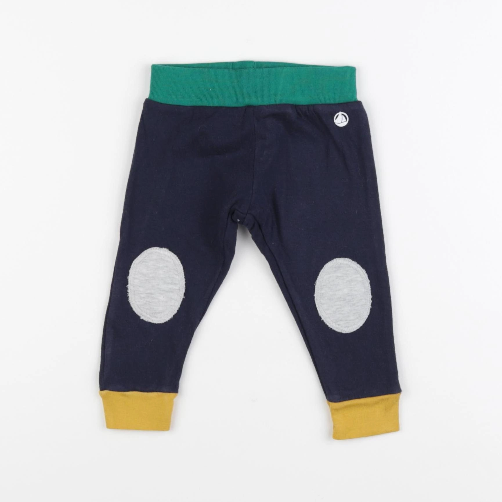 Petit Bateau - legging bleu - 12 mois