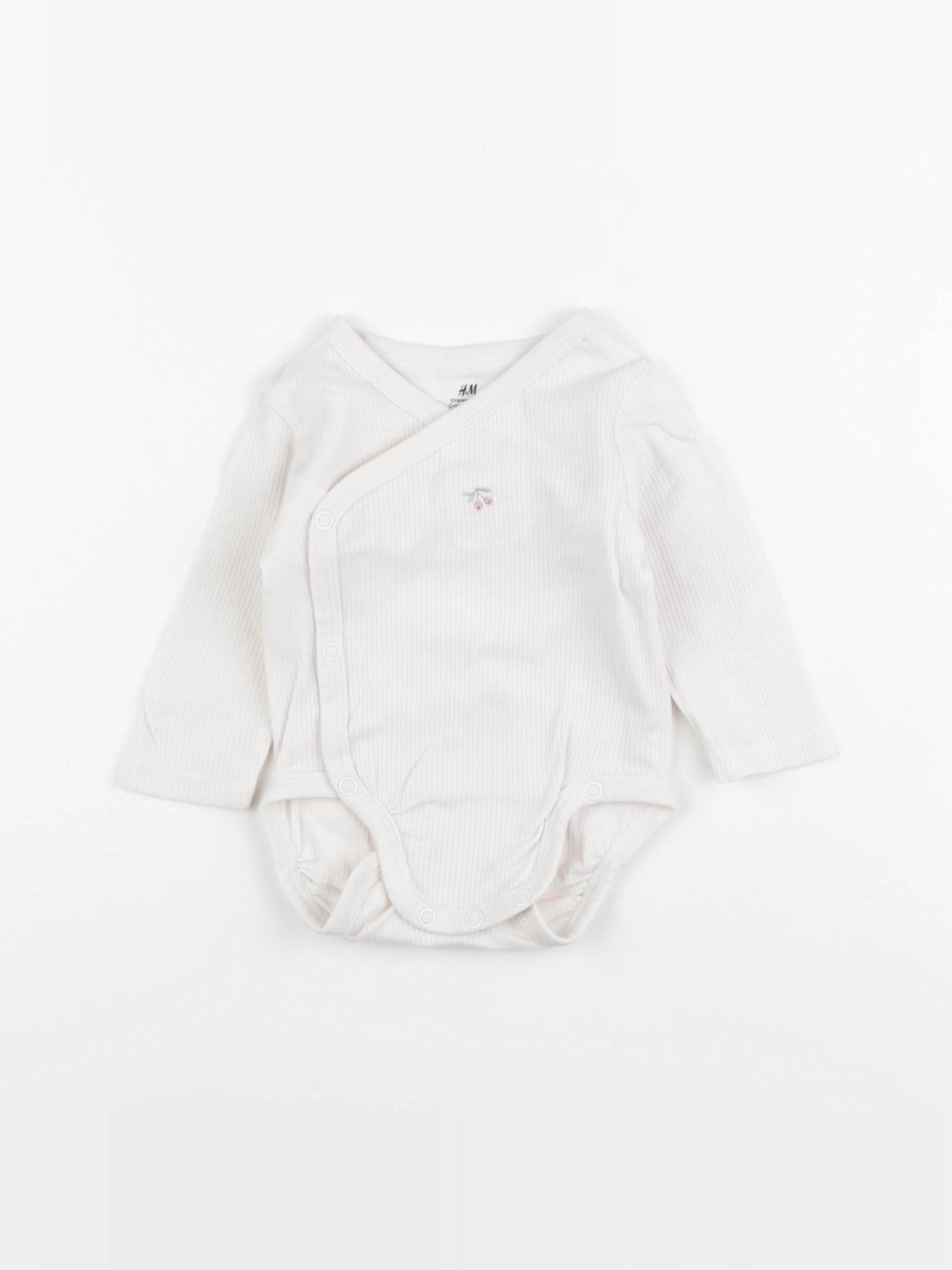 H&M - body blanc - 1 mois